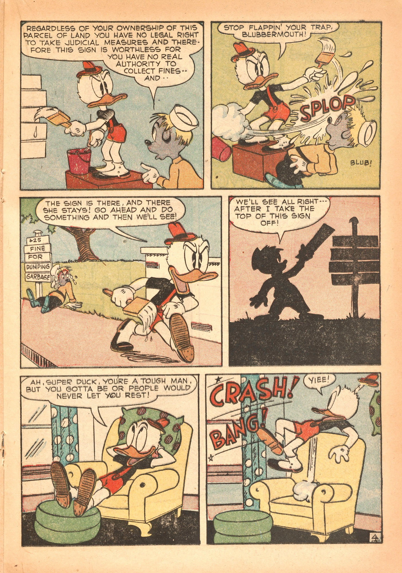 Read online Super Duck Comics comic -  Issue #20 - 29