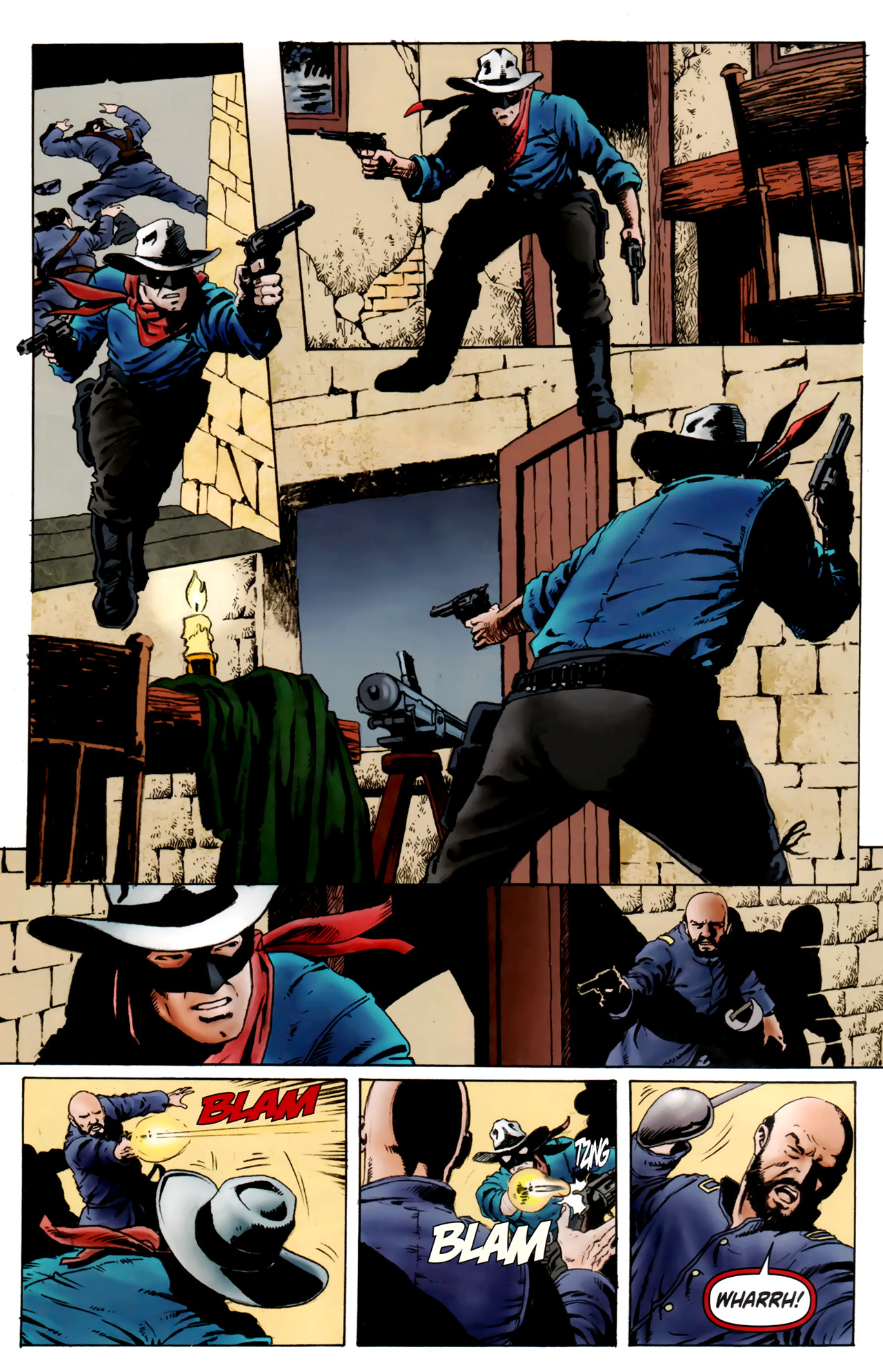 Read online The Lone Ranger & Zorro: The Death of Zorro comic -  Issue #5 - 9