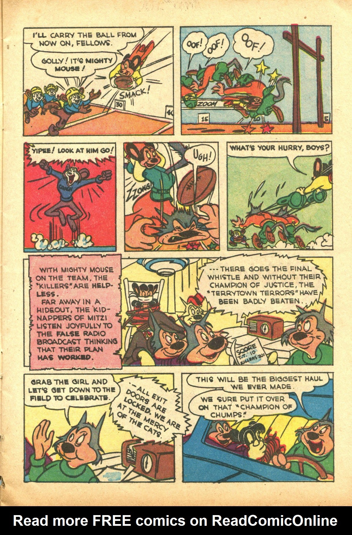 Read online Paul Terry's Mighty Mouse Comics comic -  Issue #9 - 9