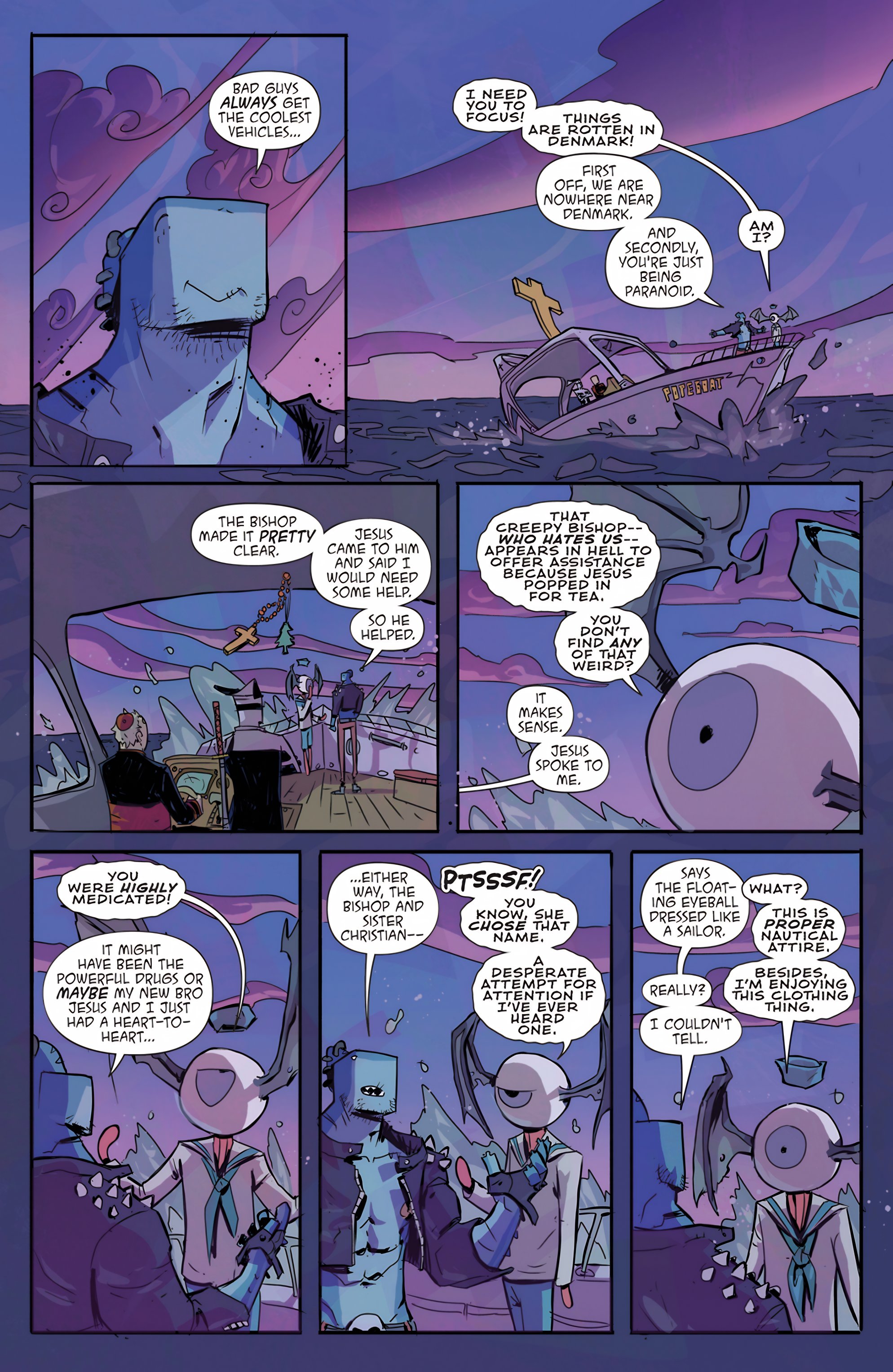 Read online Metalshark Bro: Assault On Hamzig Island comic -  Issue # TPB - 60