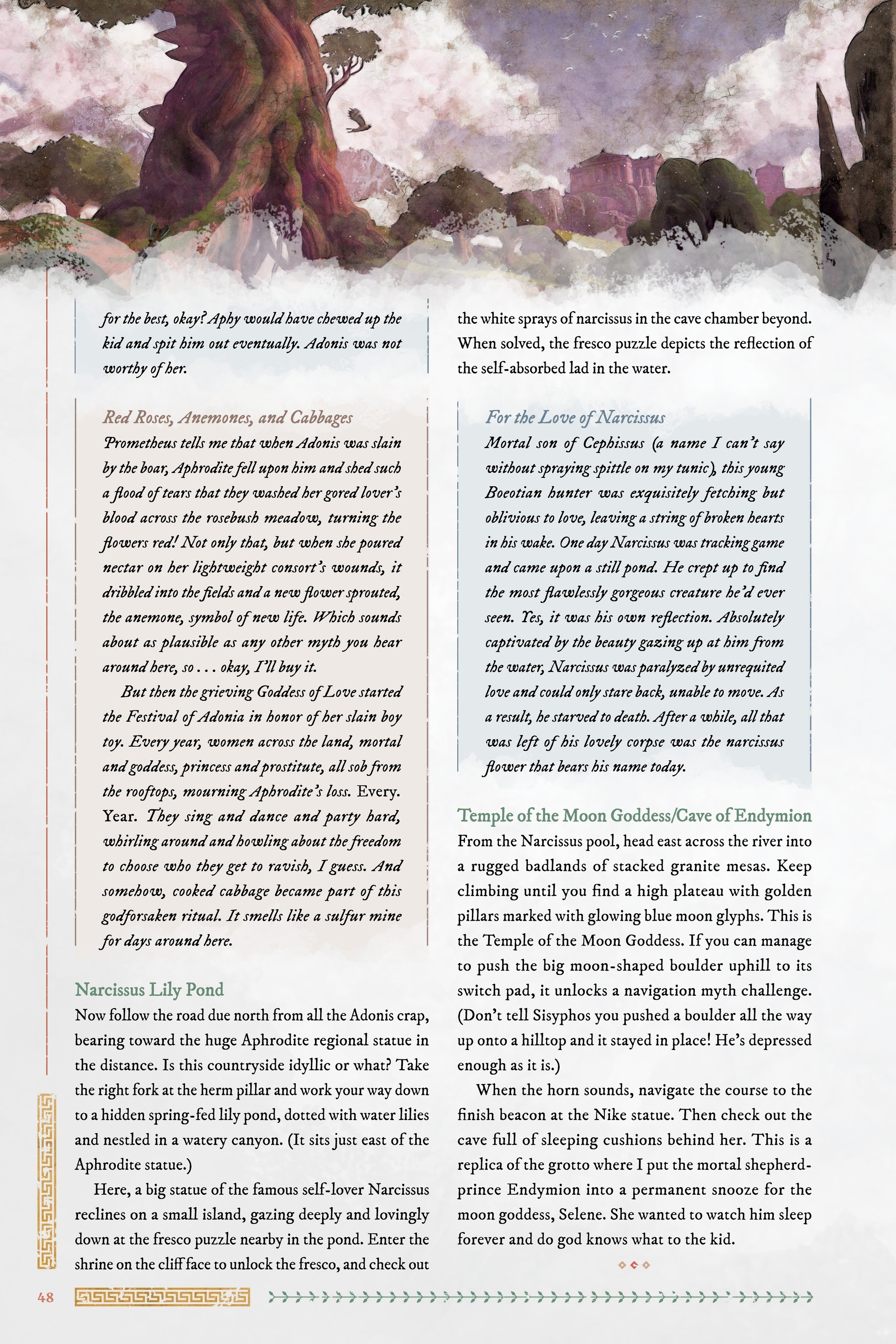 Read online Immortals Fenyx Rising: A Traveler's Guide to the Golden Isle comic -  Issue # TPB - 48