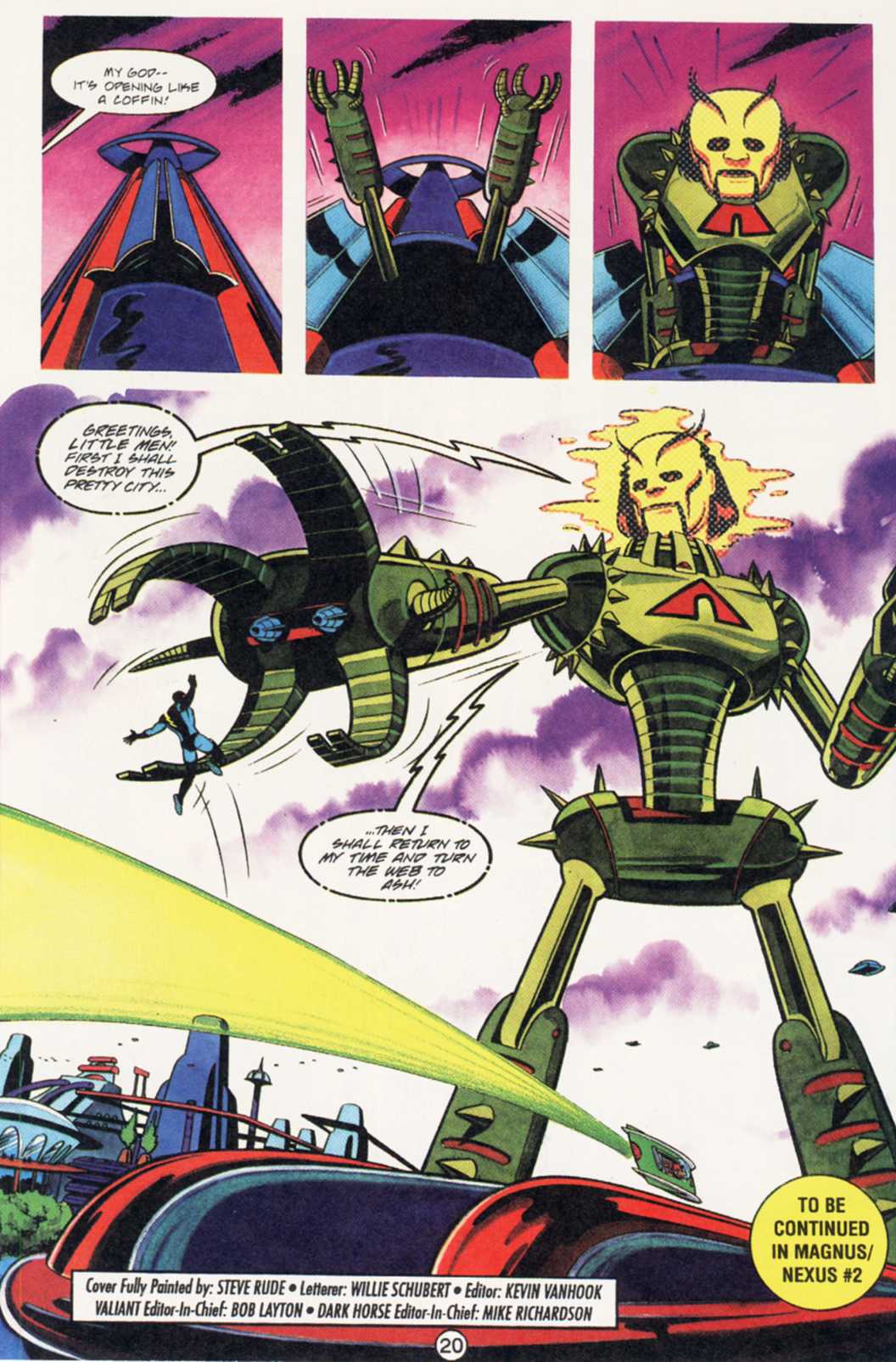 Read online Magnus Robot Fighter / Nexus comic -  Issue #1 - 21