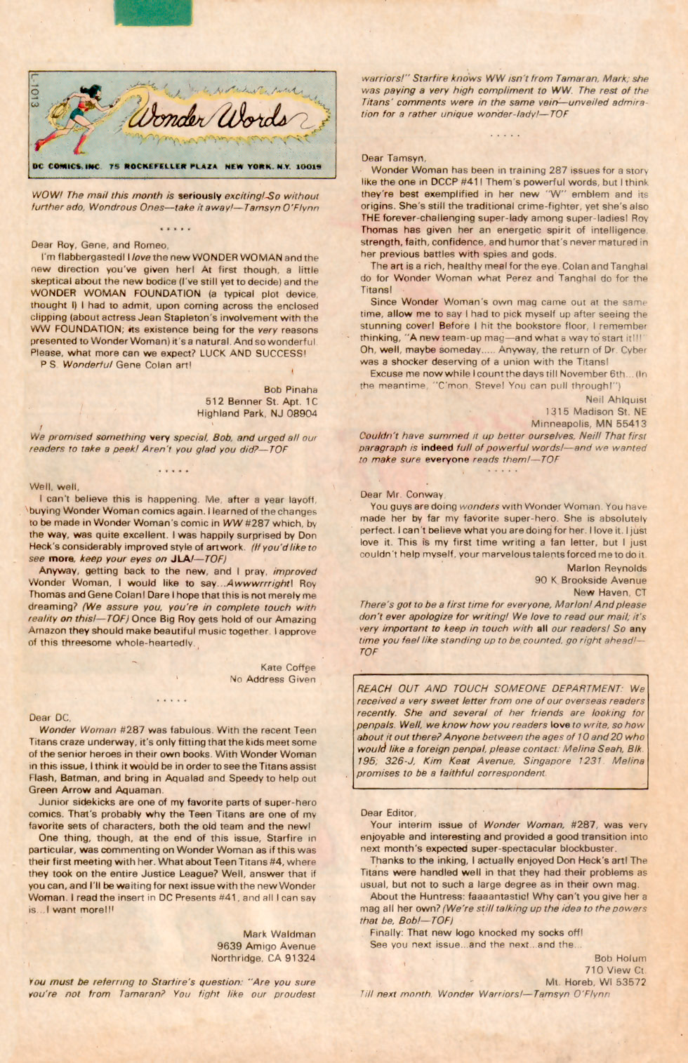 Read online Wonder Woman (1942) comic -  Issue #292 - 27