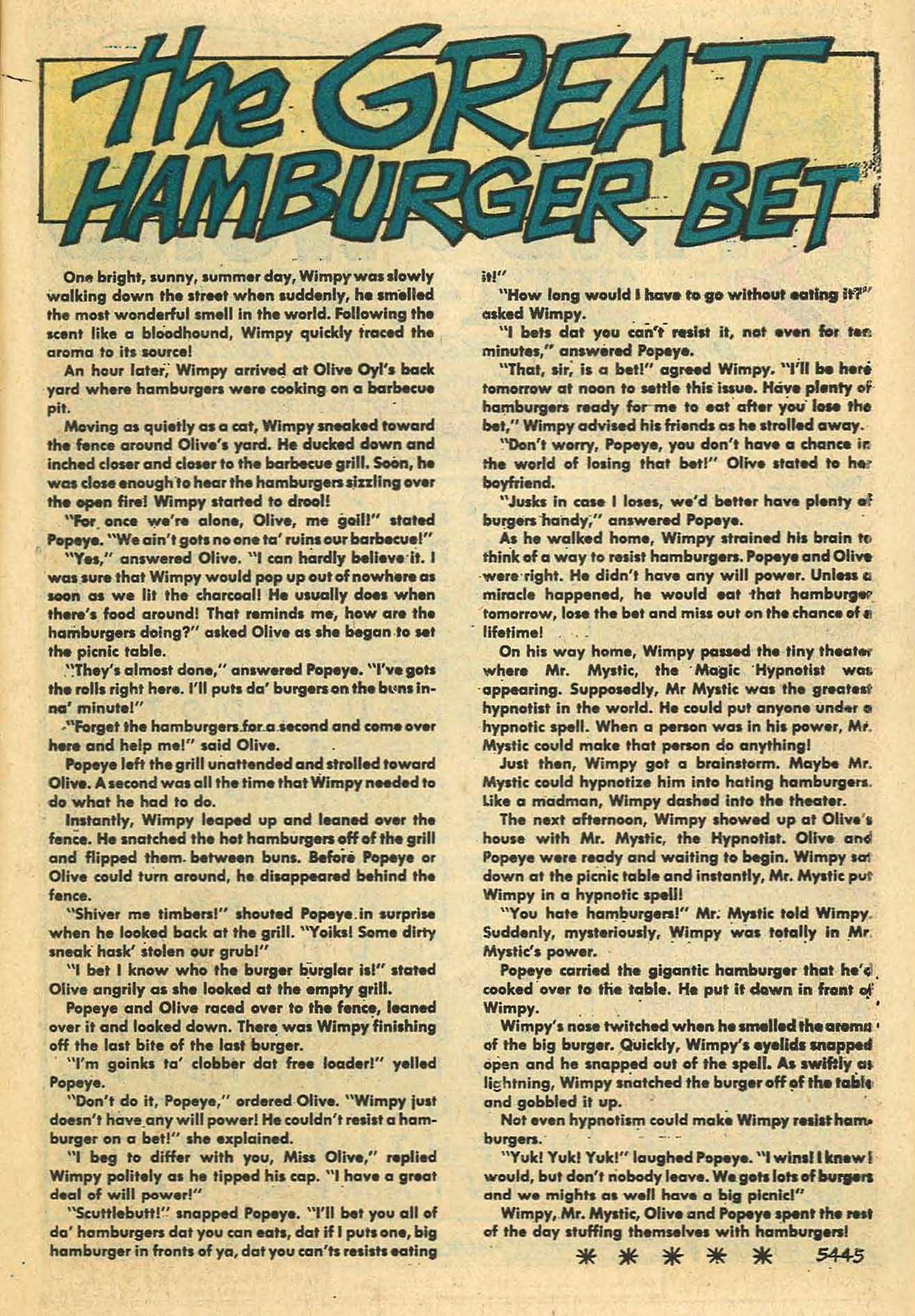 Read online Popeye (1948) comic -  Issue #138 - 31