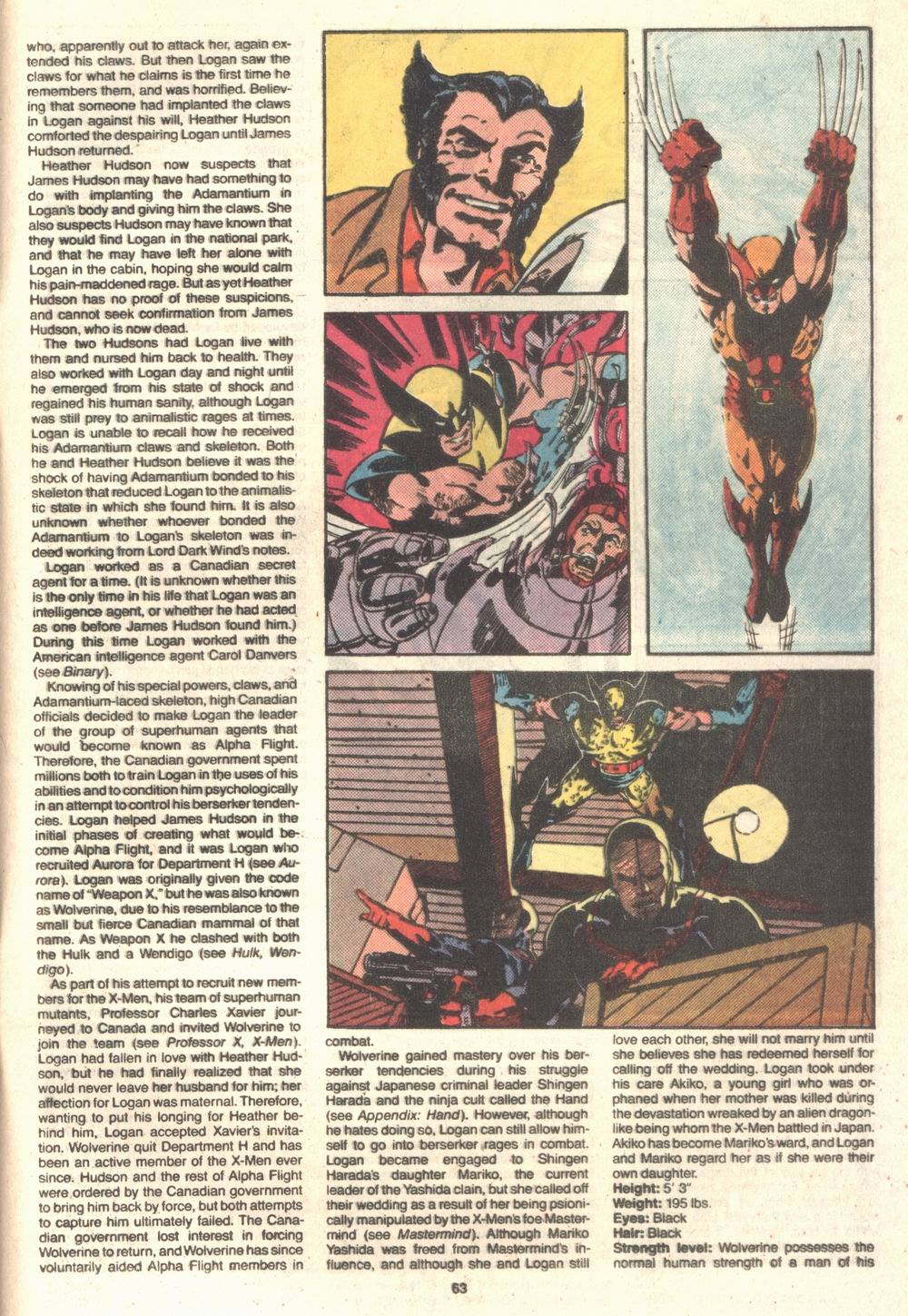 Read online The Official Handbook of the Marvel Universe Deluxe Edition comic -  Issue #14 - 65