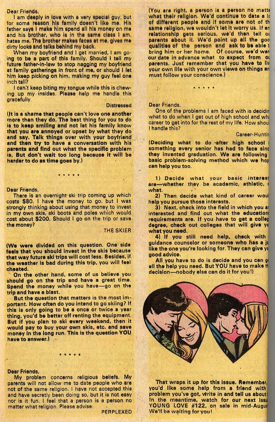 Read online Young Love (1963) comic -  Issue #121 - 16