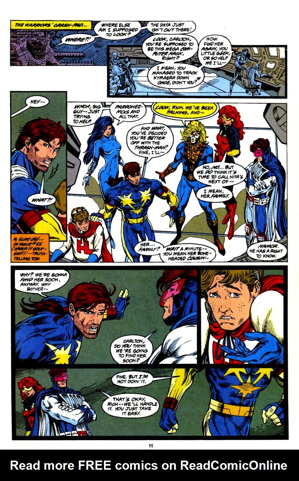 Read online The New Warriors comic -  Issue #57 - 10