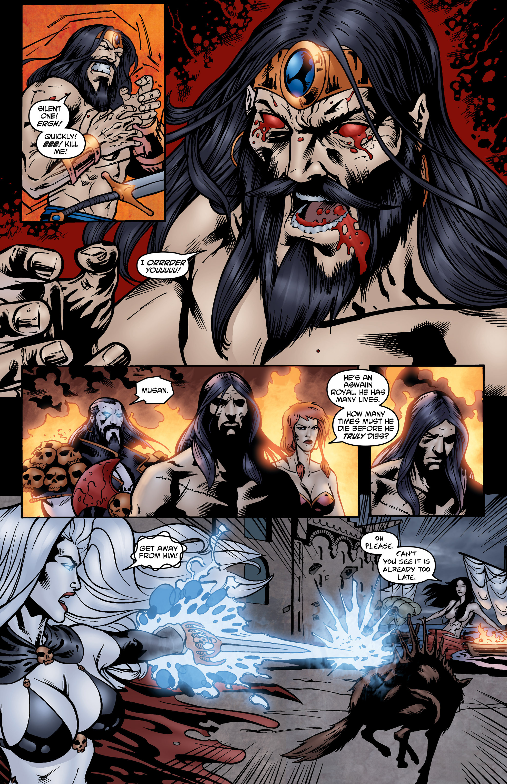 Read online Lady Death Origins comic -  Issue #8 - 18