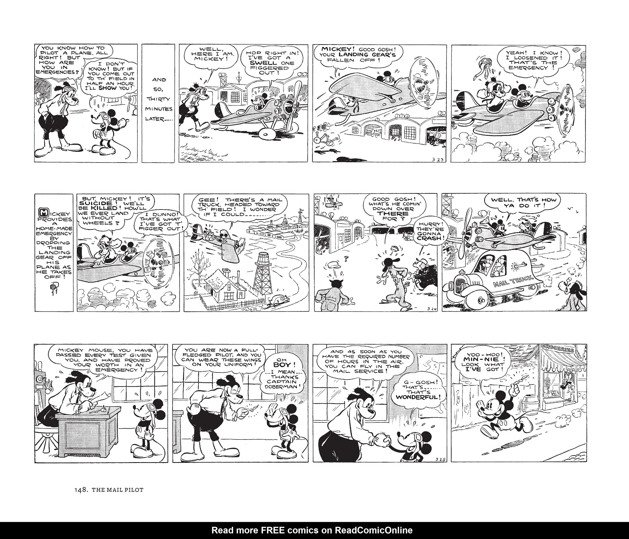 Read online Walt Disney's Mickey Mouse by Floyd Gottfredson comic -  Issue # TPB 2 (Part 2) - 48