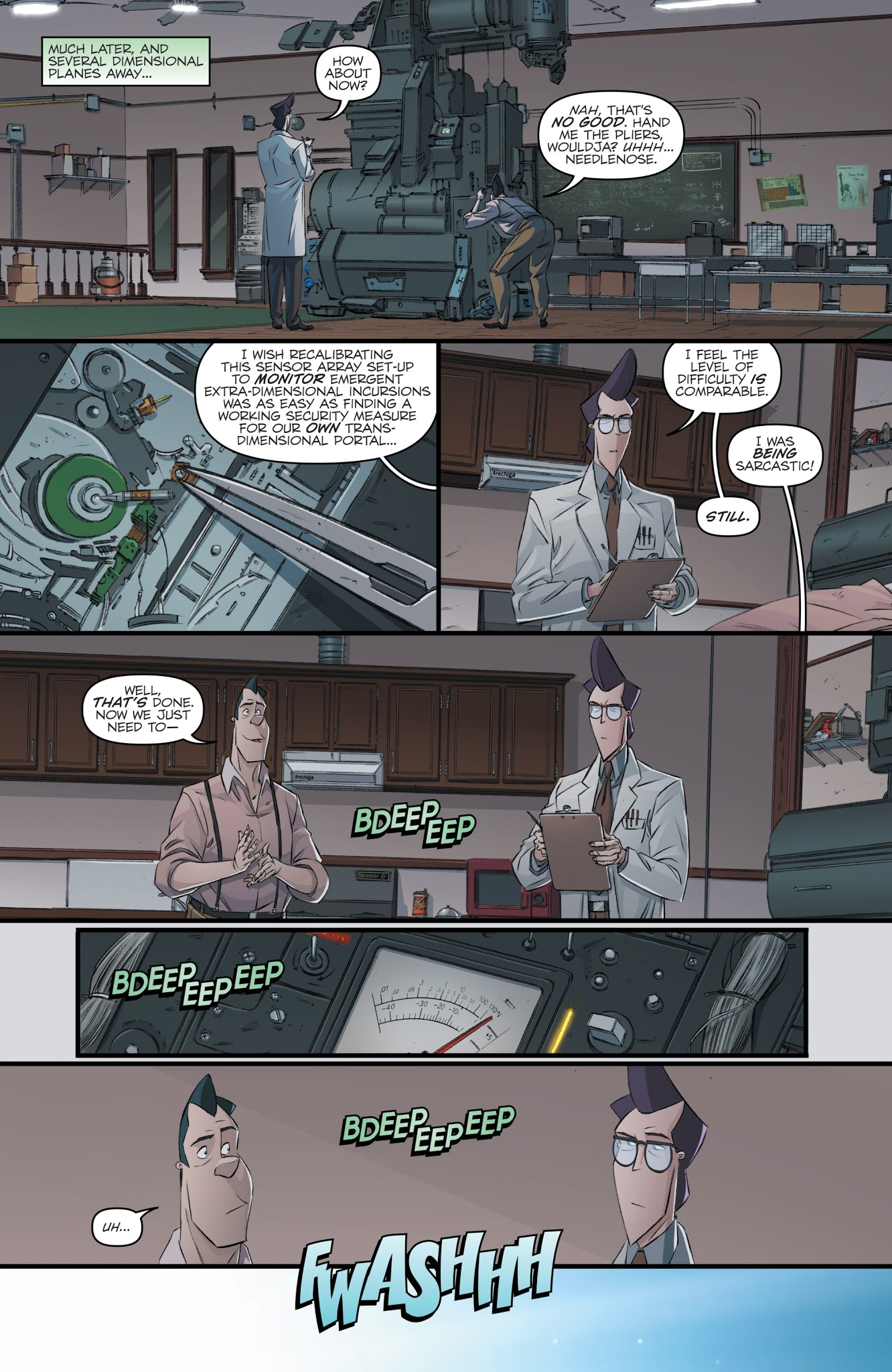 Read online Teenage Mutant Ninja Turtles/Ghostbusters 2 comic -  Issue #1 - 11