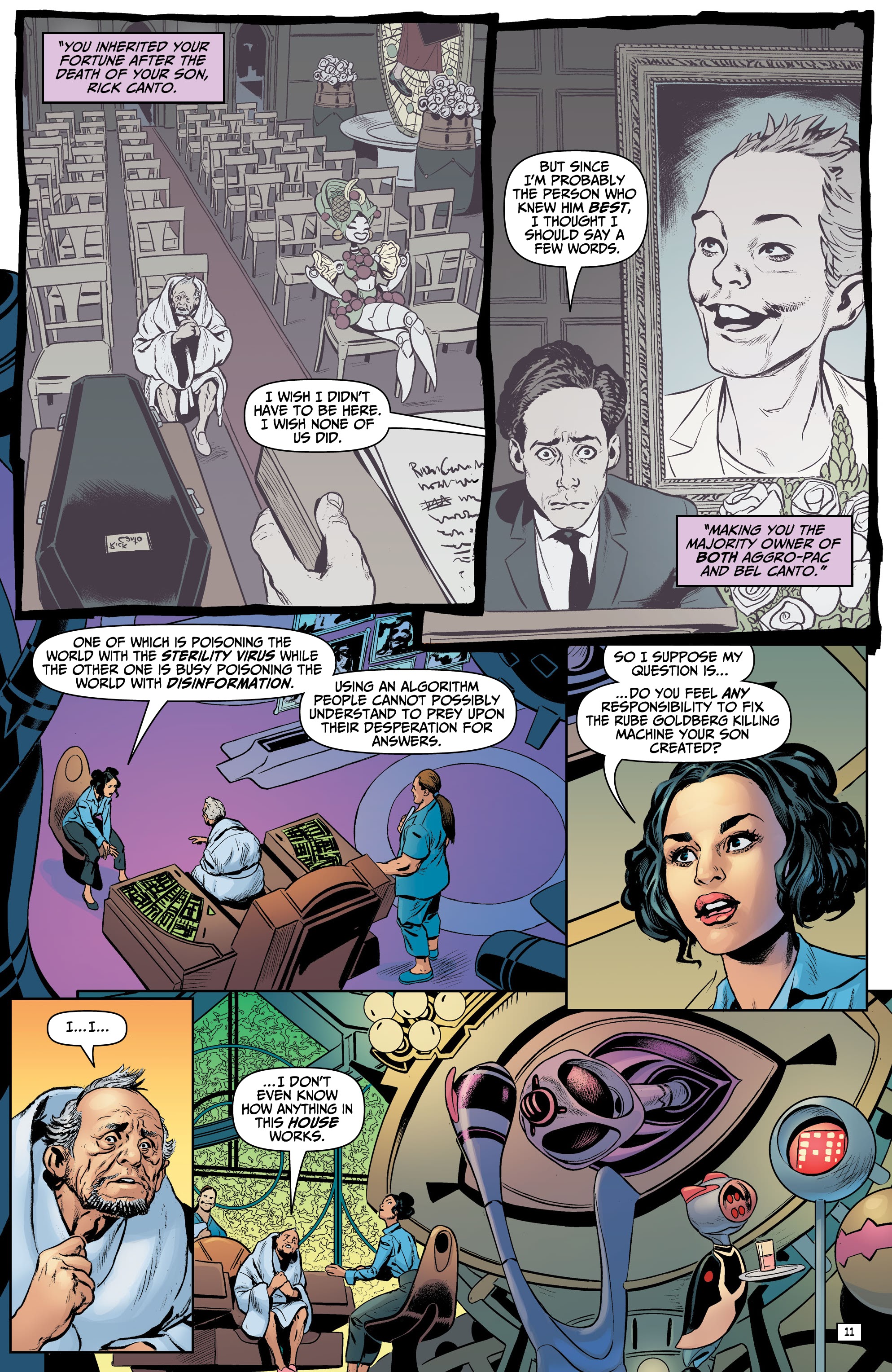 Read online Billionaire Island: Cult of Dogs comic -  Issue #1 - 13