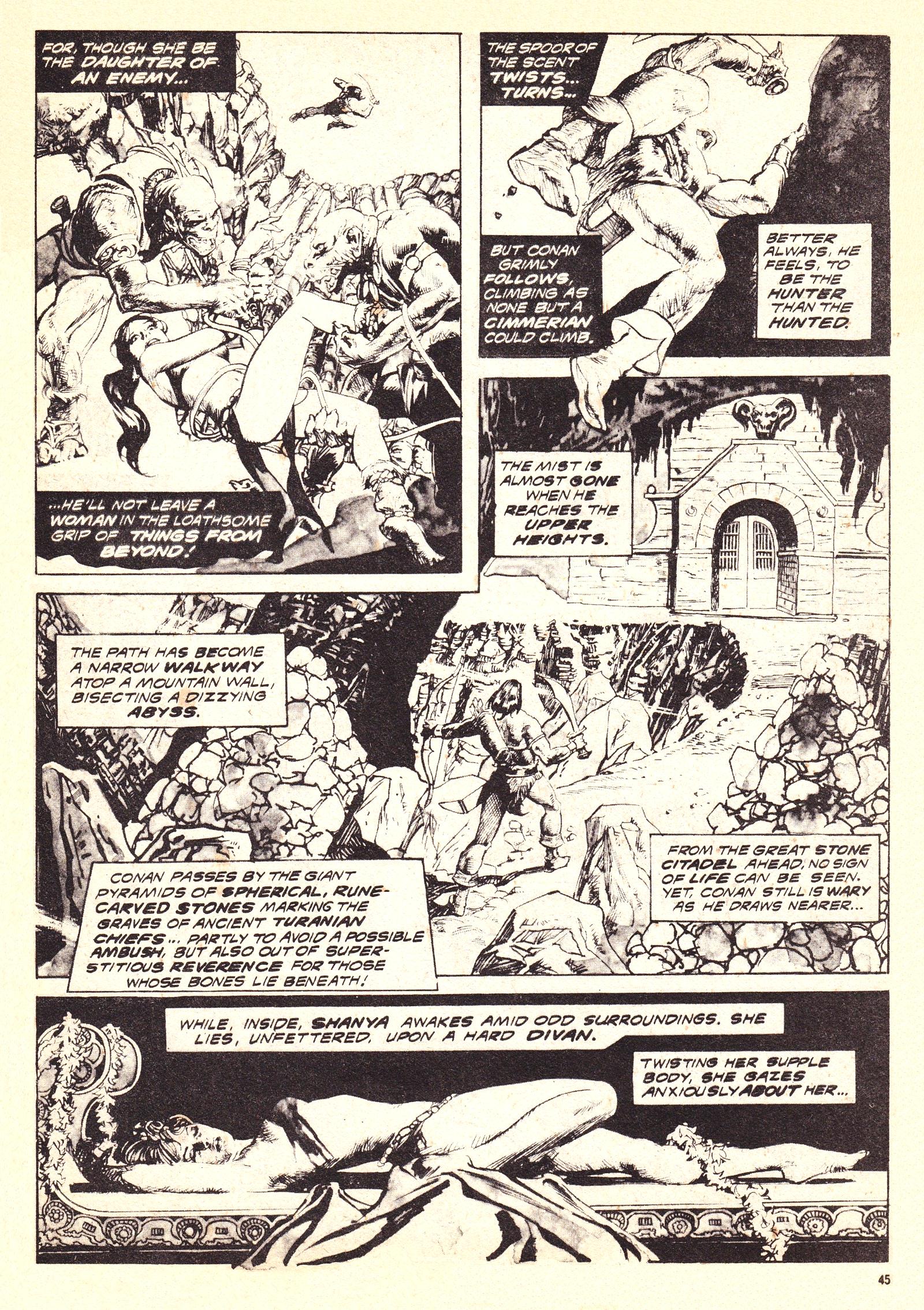 Read online The Savage Sword of Conan (1975) comic -  Issue #7 - 45