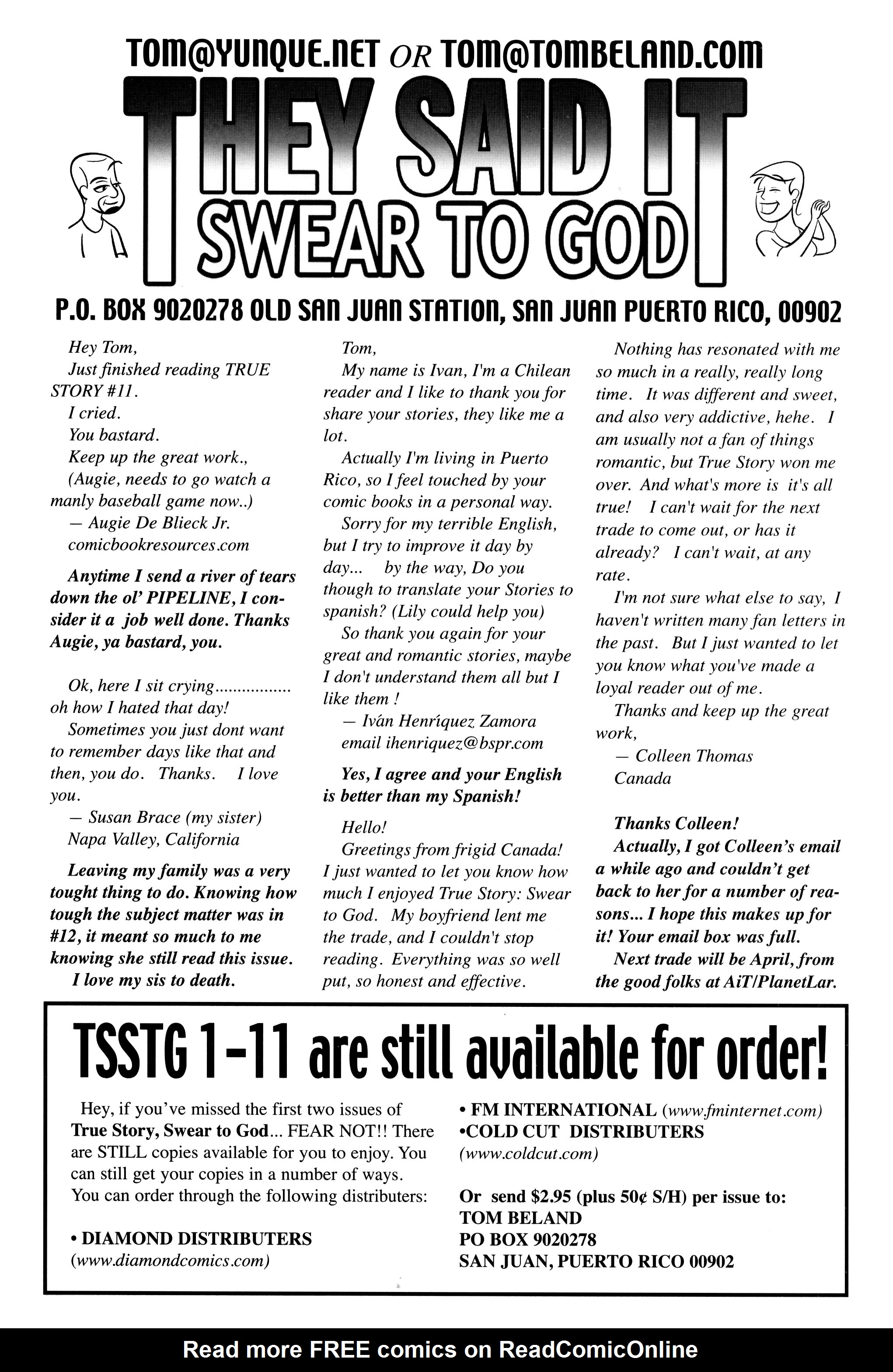 Read online True Story Swear To God (2000) comic -  Issue #12 - 27