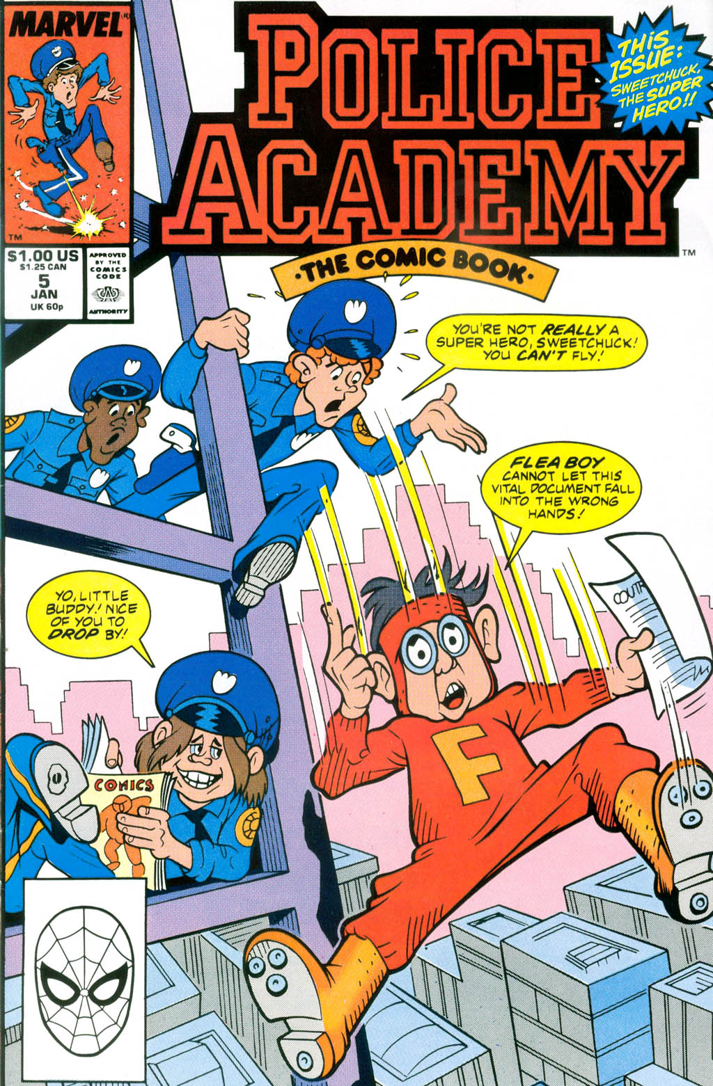 Read online Police Academy comic -  Issue #5 - 1