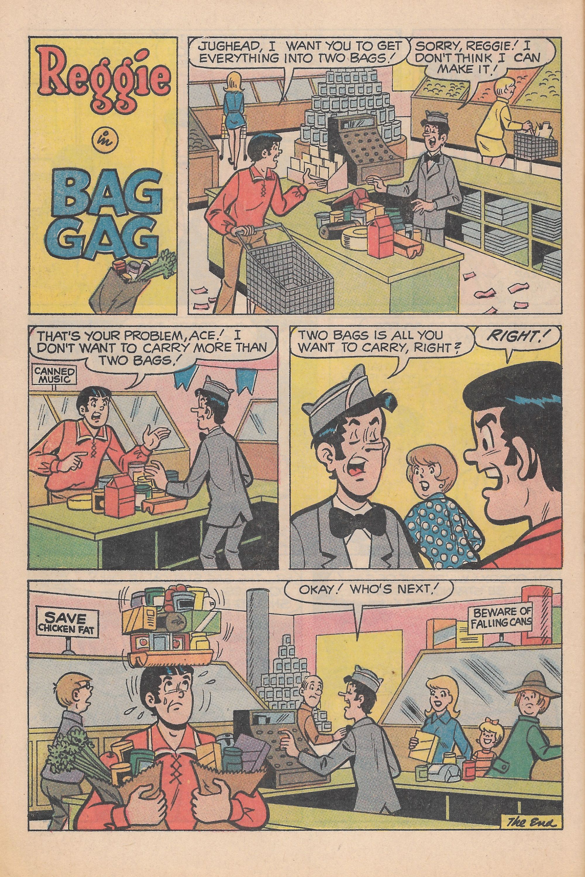 Read online Reggie's Wise Guy Jokes comic -  Issue #13 - 62