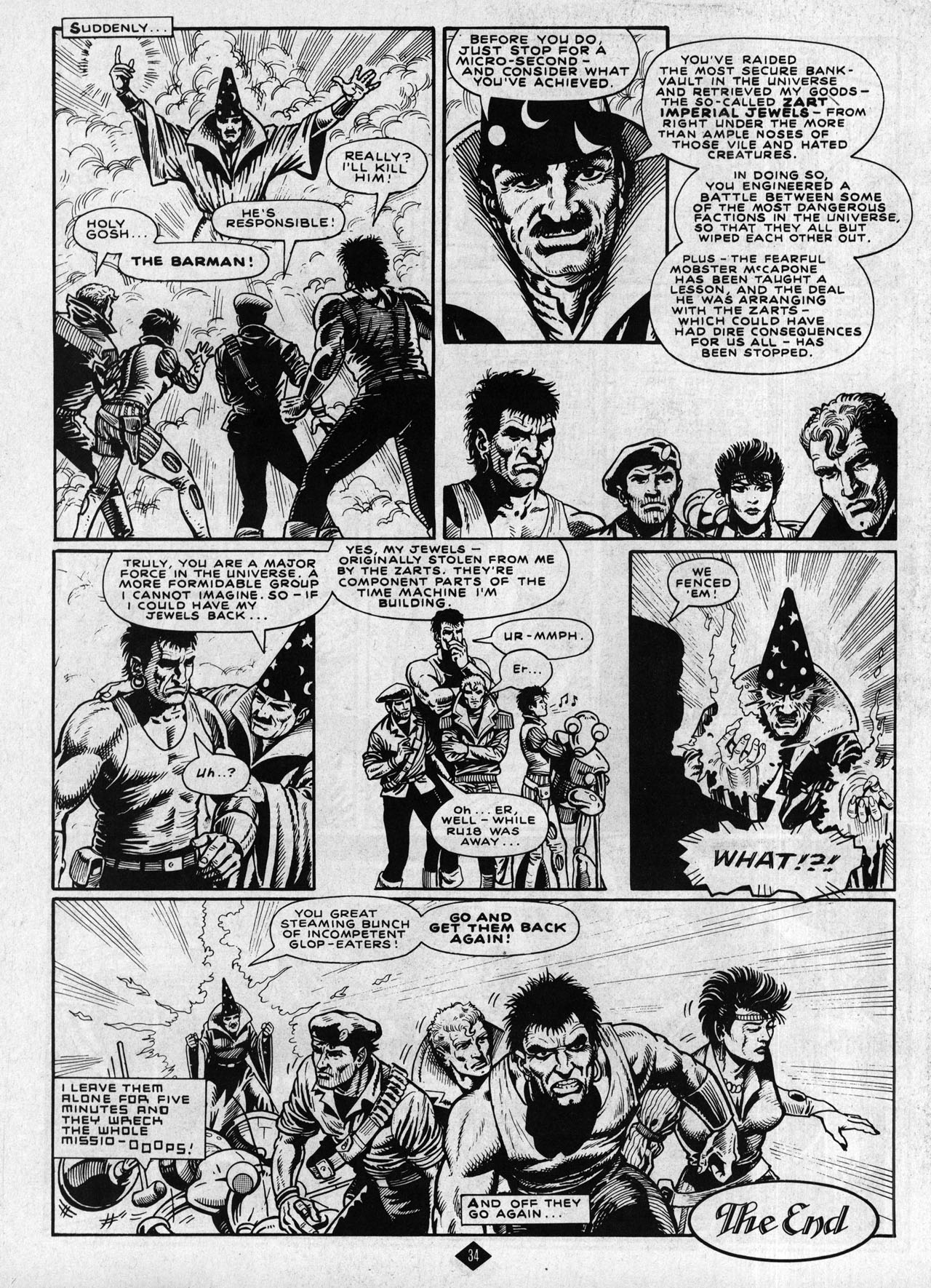 Read online Captain Britain (1985) comic -  Issue #10 - 34