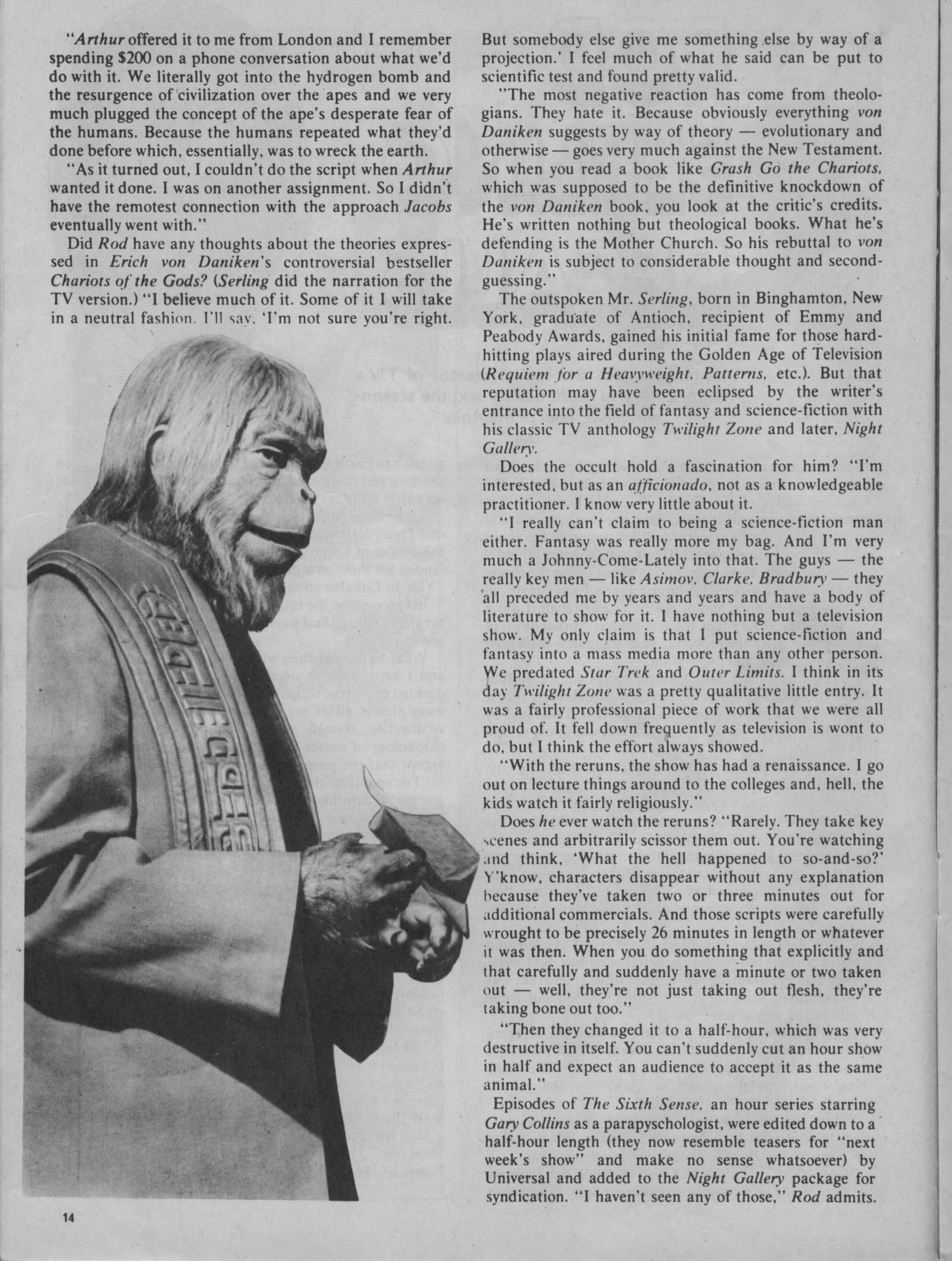 Read online Planet of the Apes (1974) comic -  Issue #12 - 14