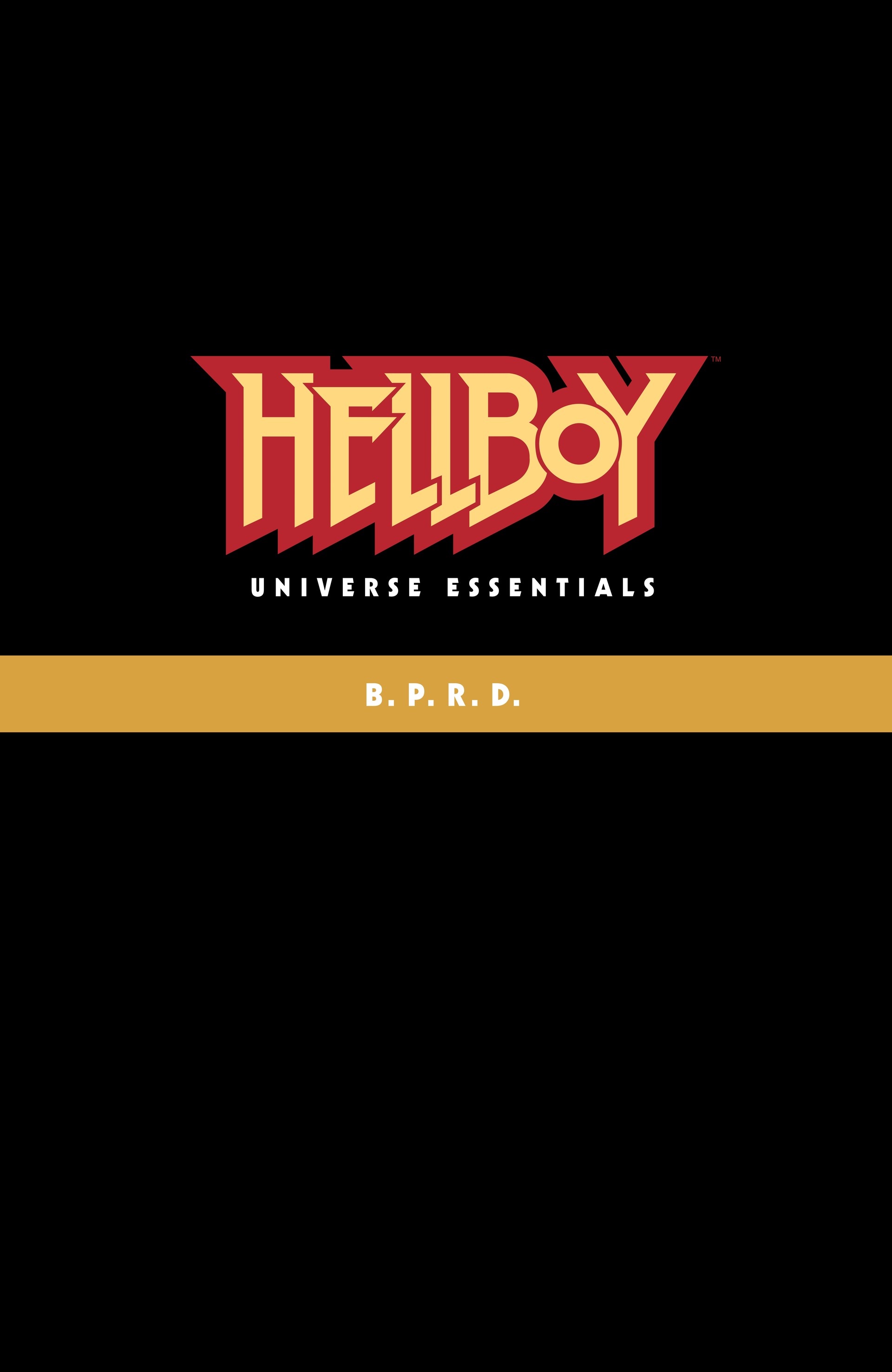 Read online Hellboy Universe Essentials: B.P.R.D. comic -  Issue # TPB - 3