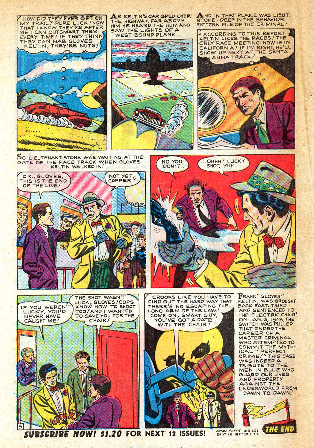 Read online Crime Cases Comics (1951) comic -  Issue #8 - 32