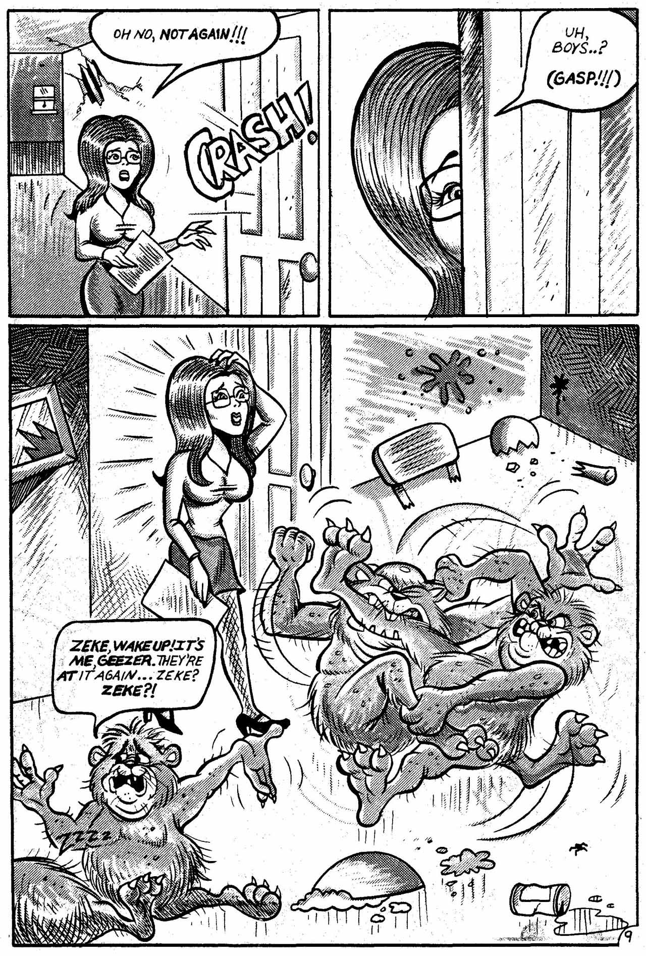 Read online Geriatric Gangrene Jujitsu Gerbils comic -  Issue #1 - 12