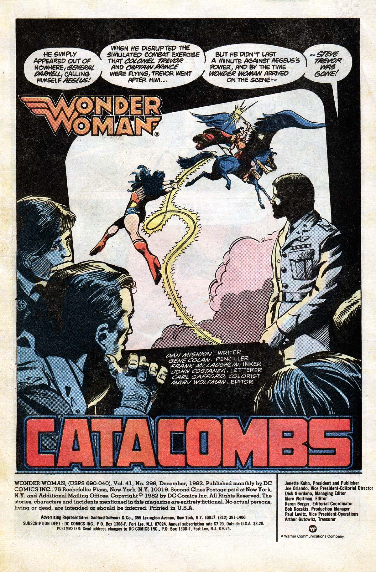 Read online Wonder Woman (1942) comic -  Issue #298 - 2