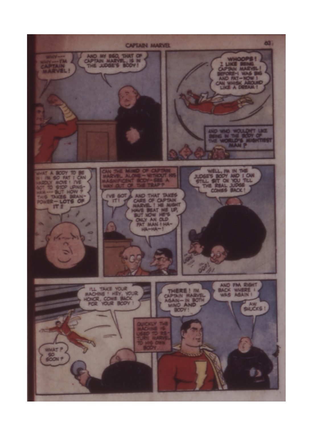 Read online Captain Marvel Adventures comic -  Issue #19 - 63