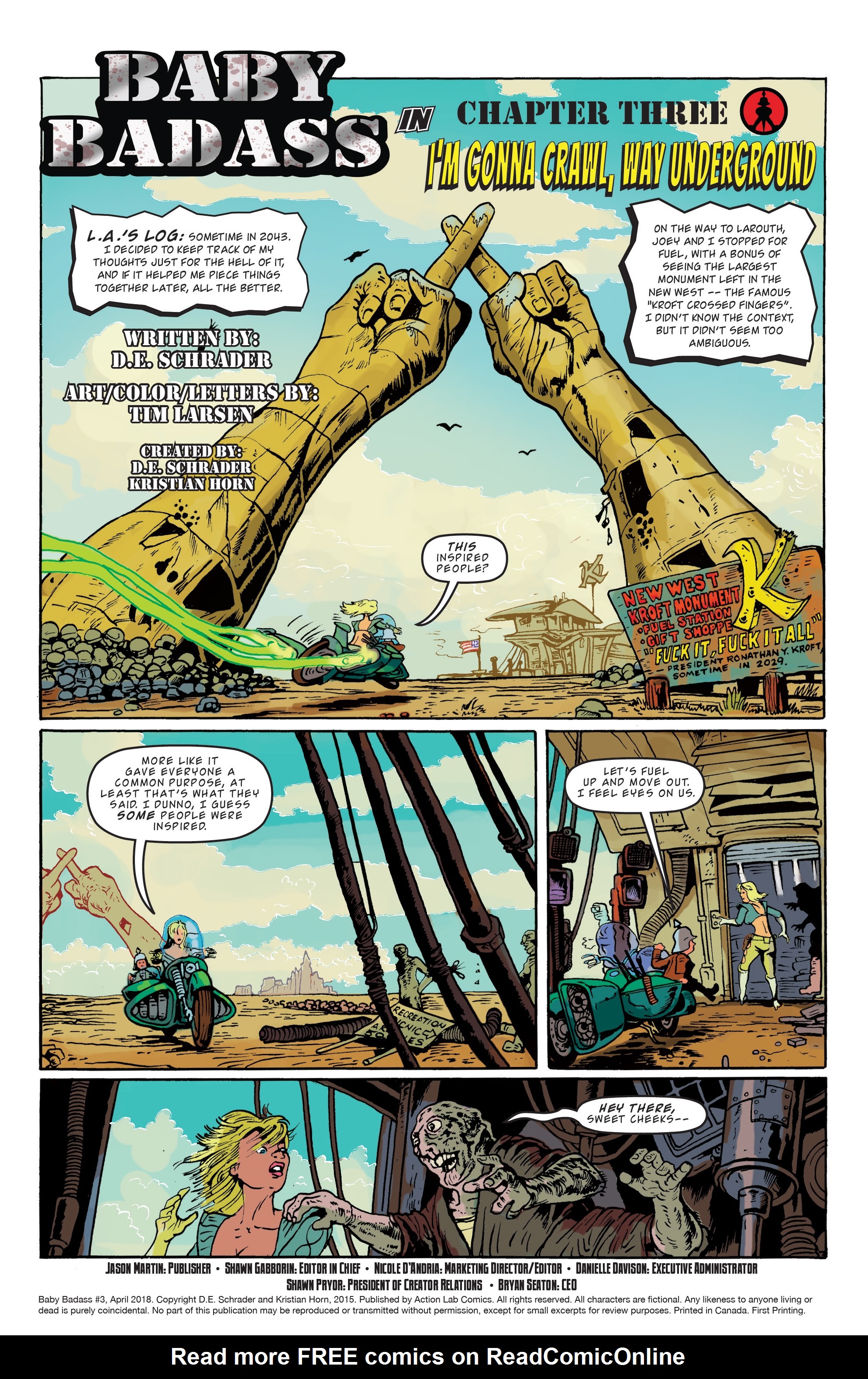 Read online Baby Badass comic -  Issue #3 - 2