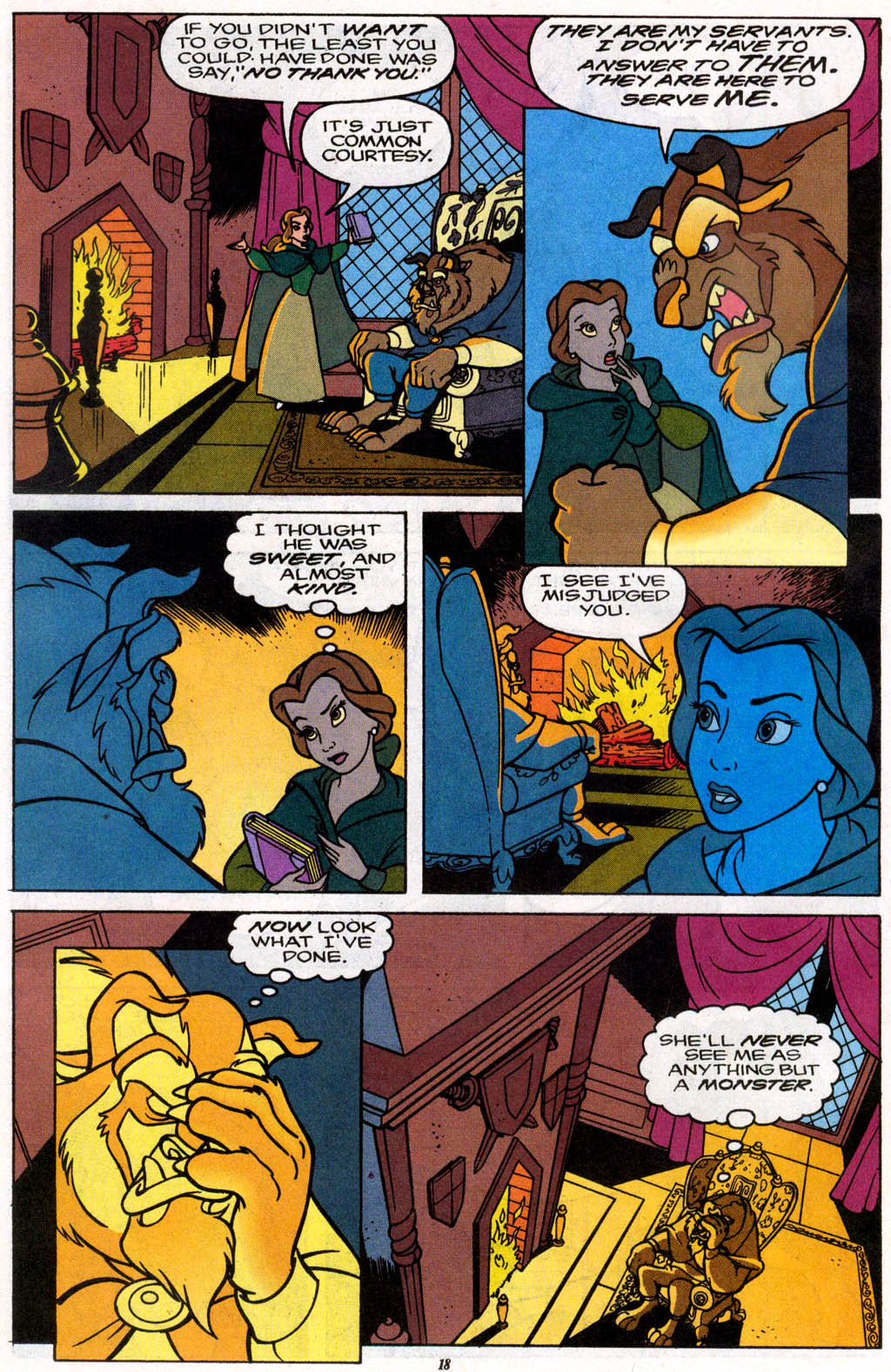 Read online Disney's Beauty and the Beast comic -  Issue #4 - 15