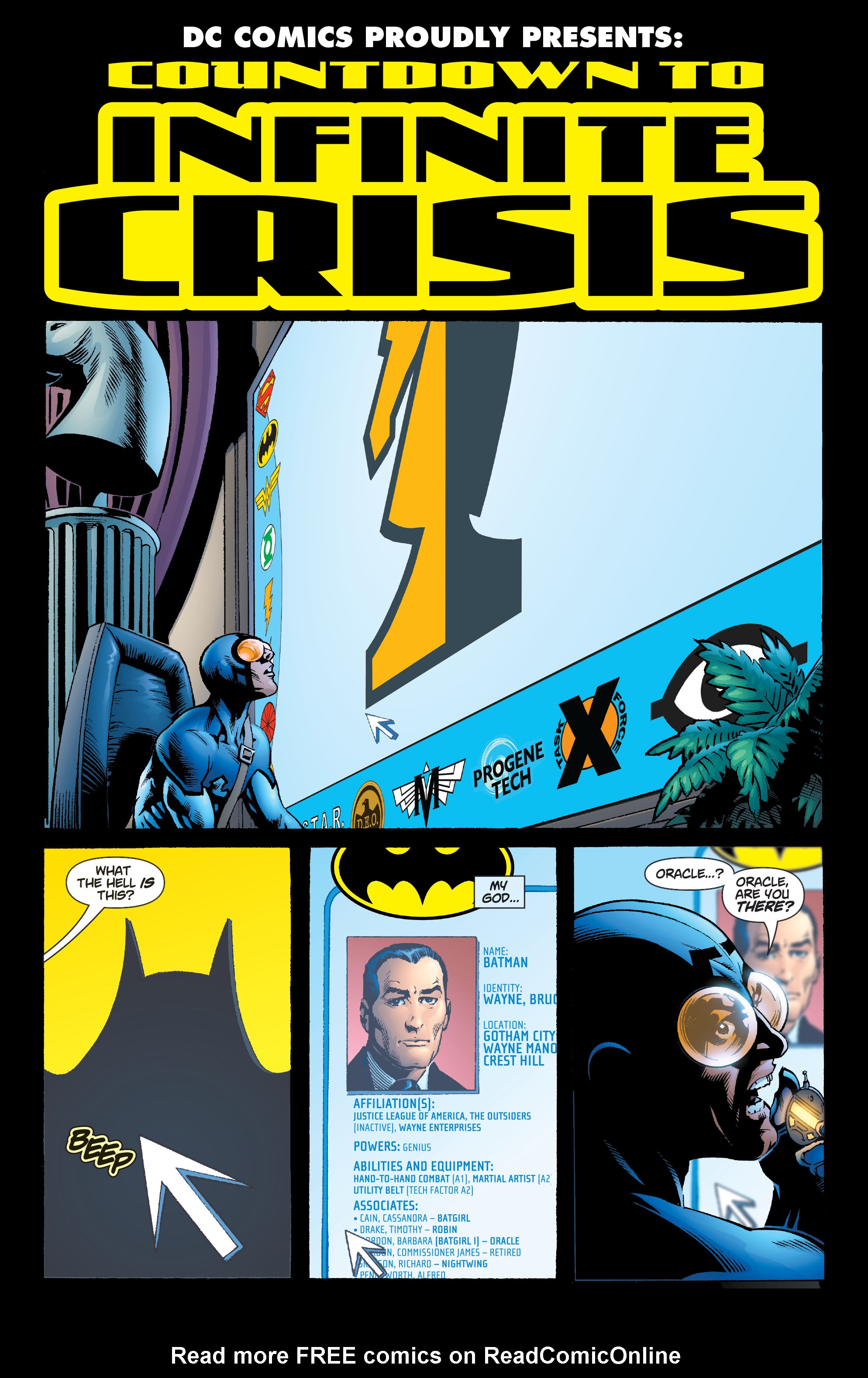 Read online Countdown to Infinite Crisis comic -  Issue # Full - 4