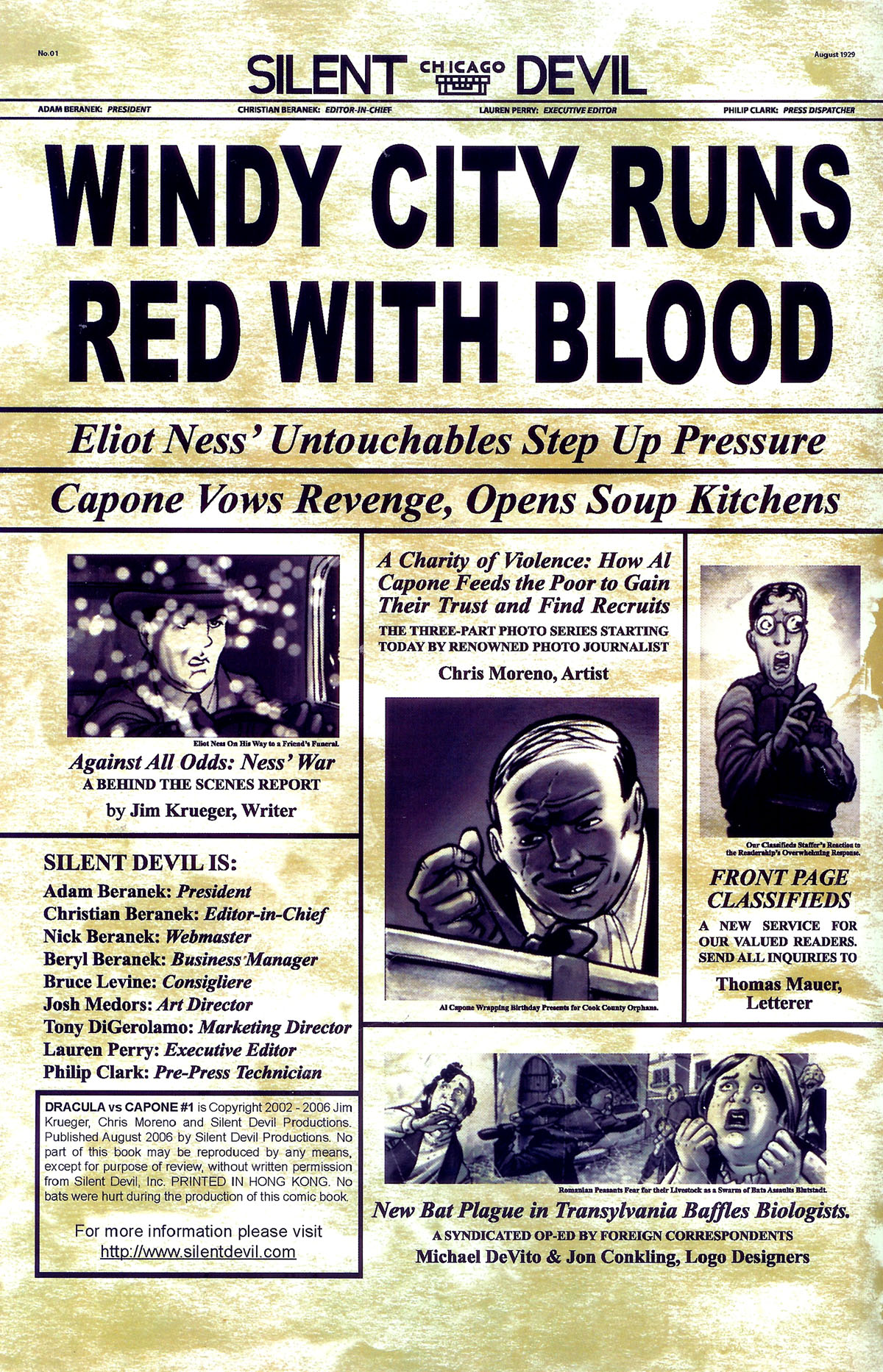 Read online Dracula vs Capone comic -  Issue # Full - 2