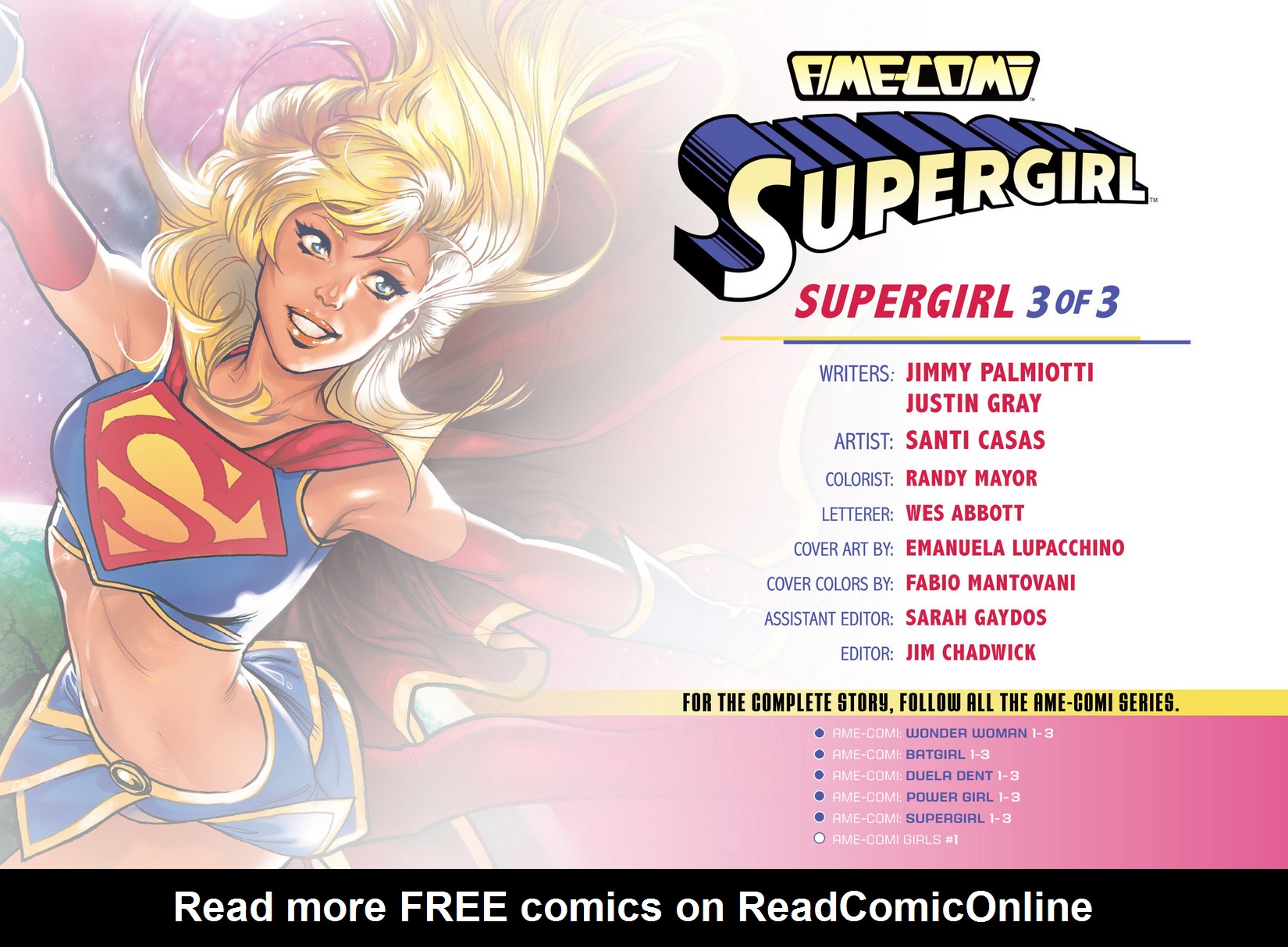 Read online Ame-Comi: Supergirl comic -  Issue #3 - 2