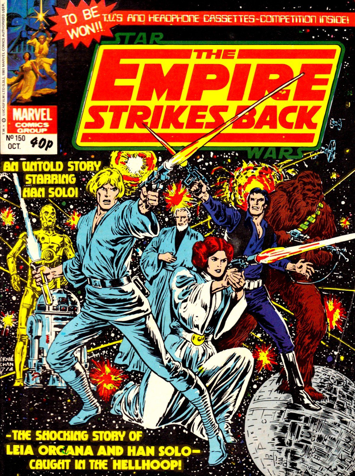 Read online Star Wars: The Empire Strikes Back comic -  Issue #150 - 1