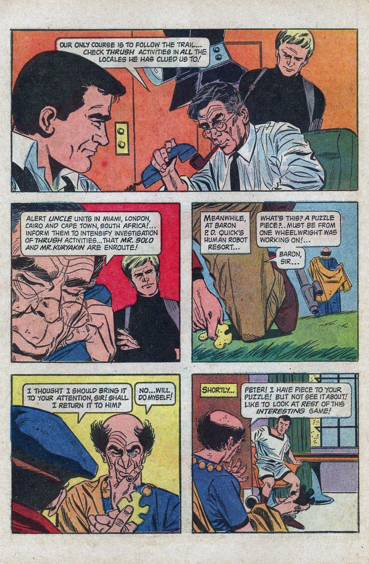 Read online The Man From U.N.C.L.E. comic -  Issue #7 - 11