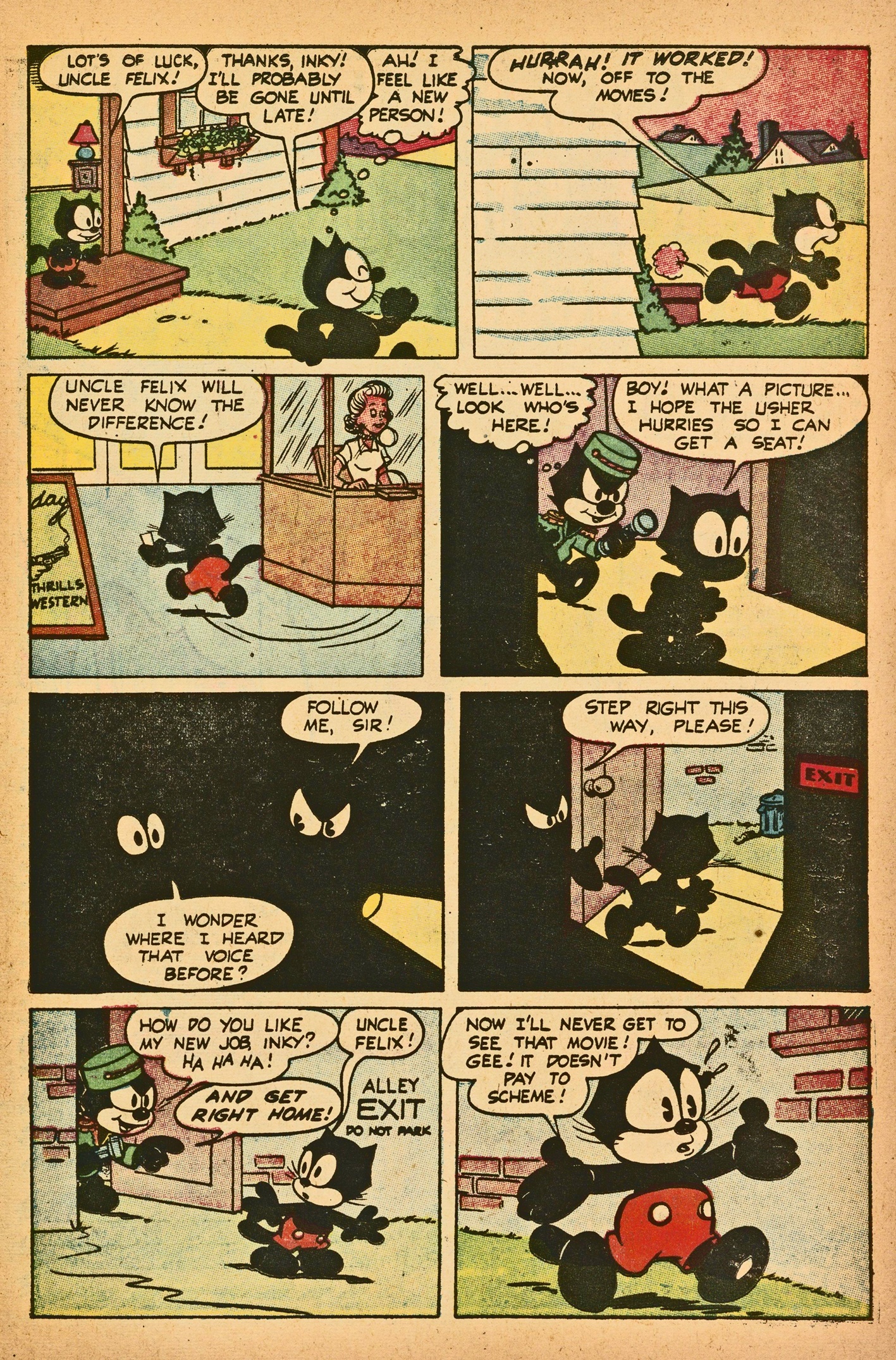 Read online Felix the Cat (1951) comic -  Issue #57 - 21