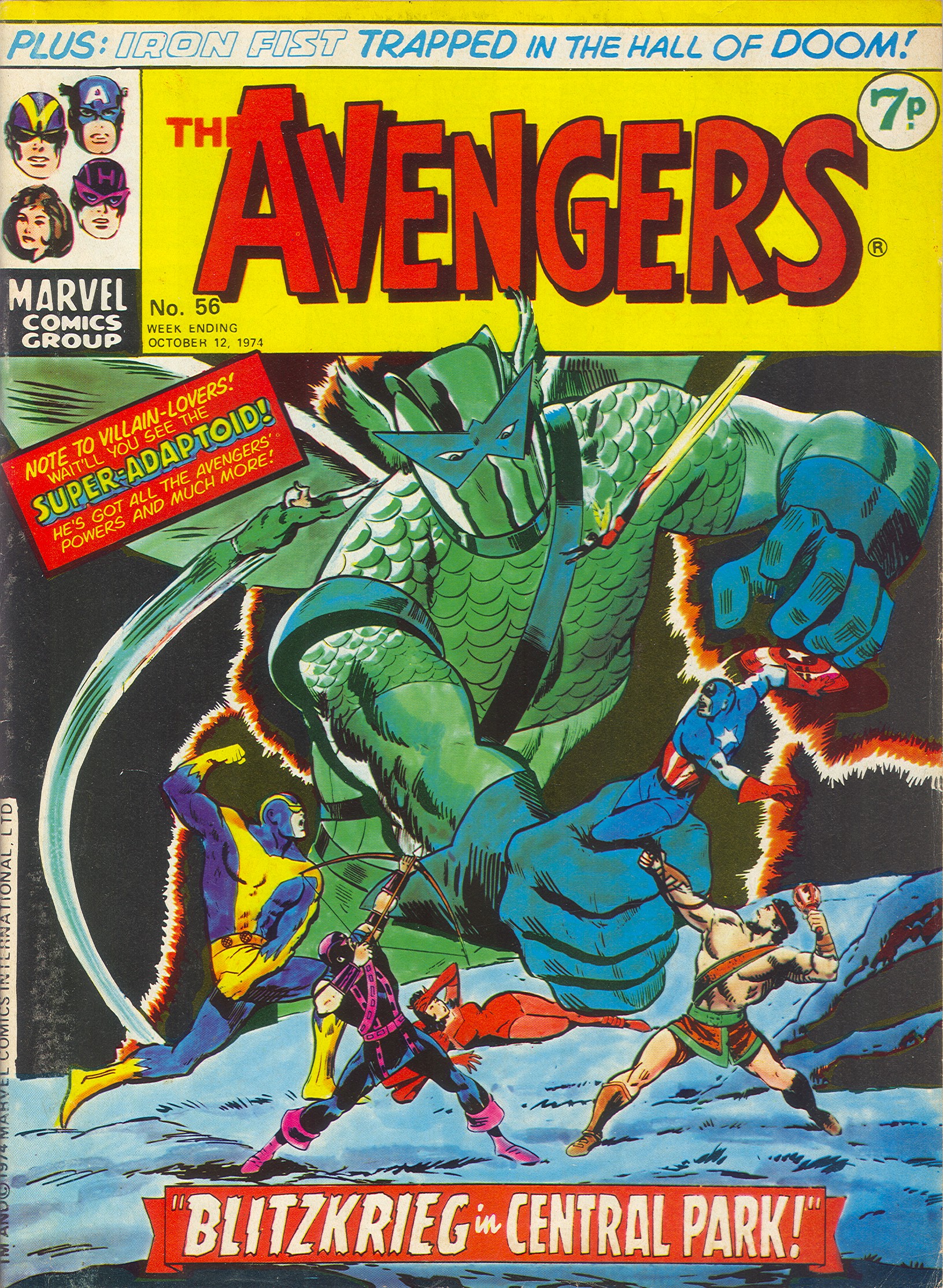 Read online The Avengers (1973) comic -  Issue #56 - 1