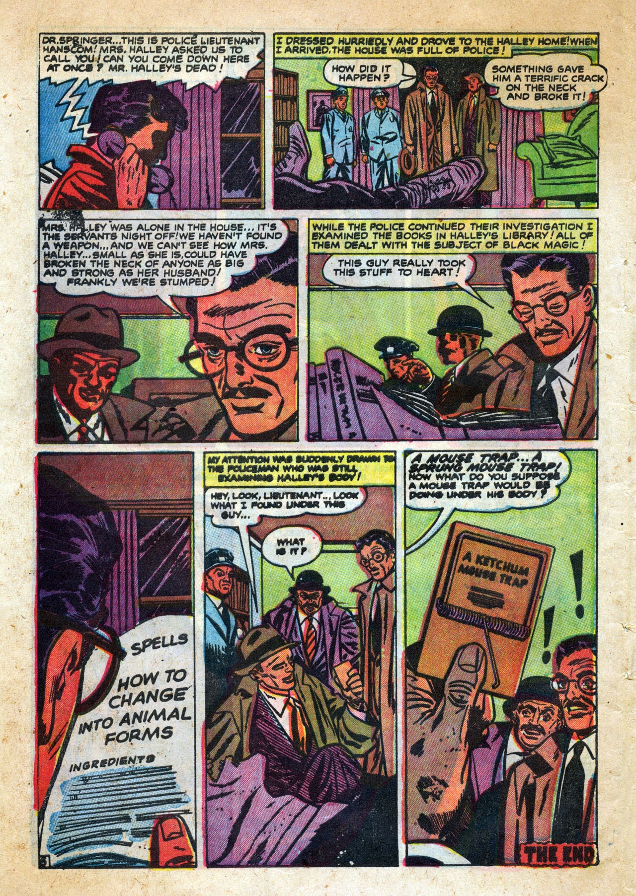 Read online Amazing Detective Cases comic -  Issue #12 - 32