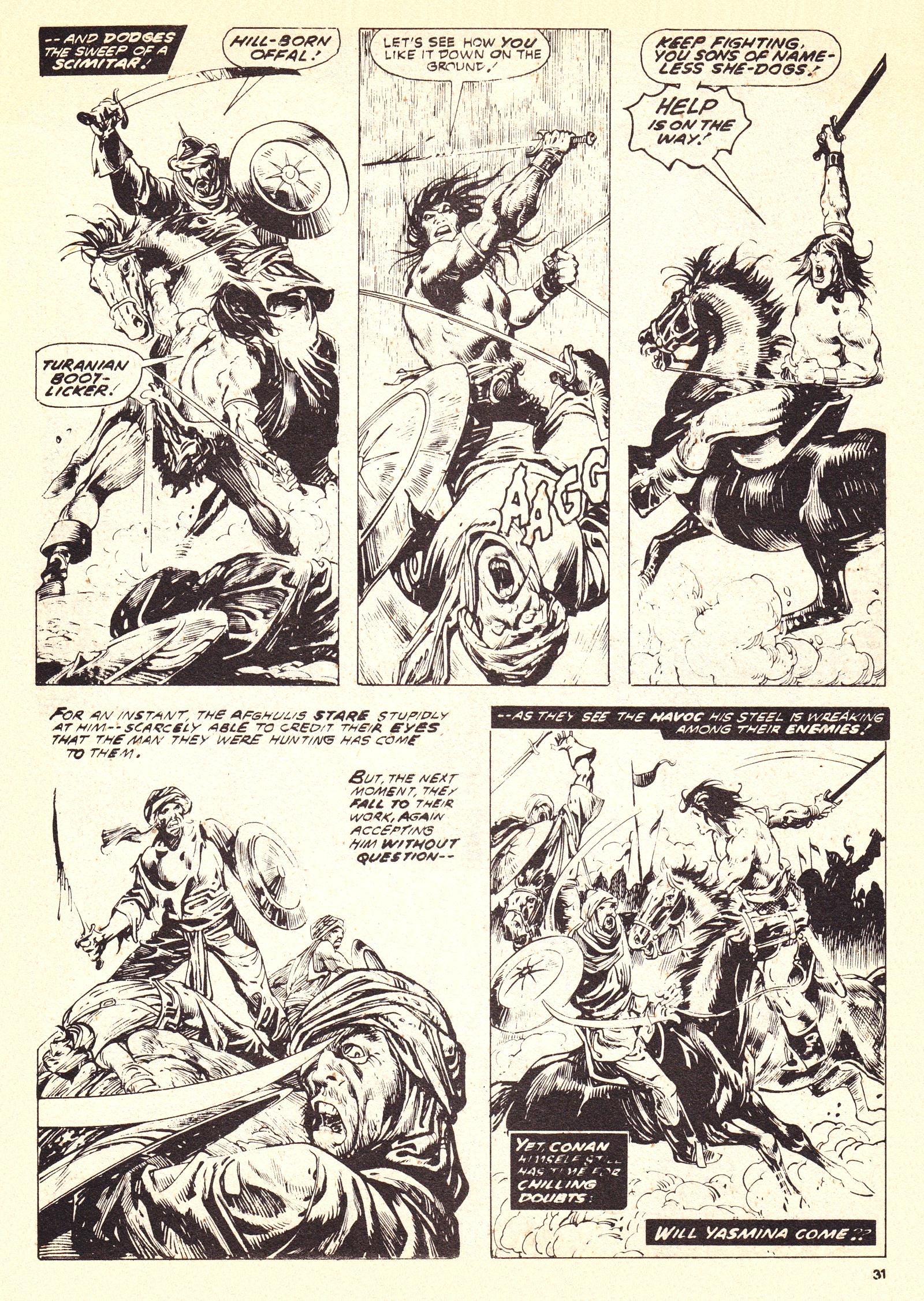 Read online The Savage Sword of Conan (1975) comic -  Issue #8 - 31