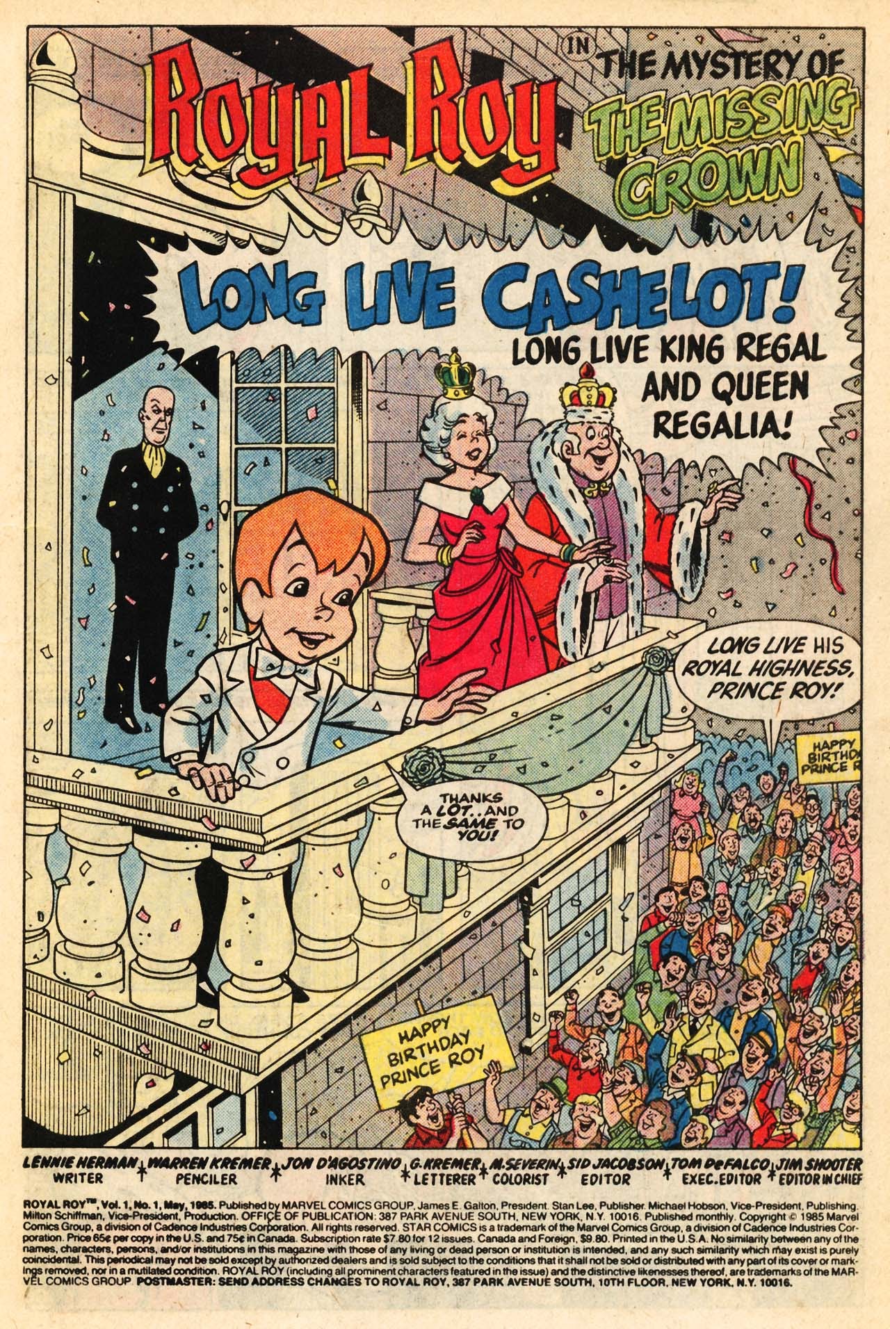 Read online Royal Roy comic -  Issue #1 - 3