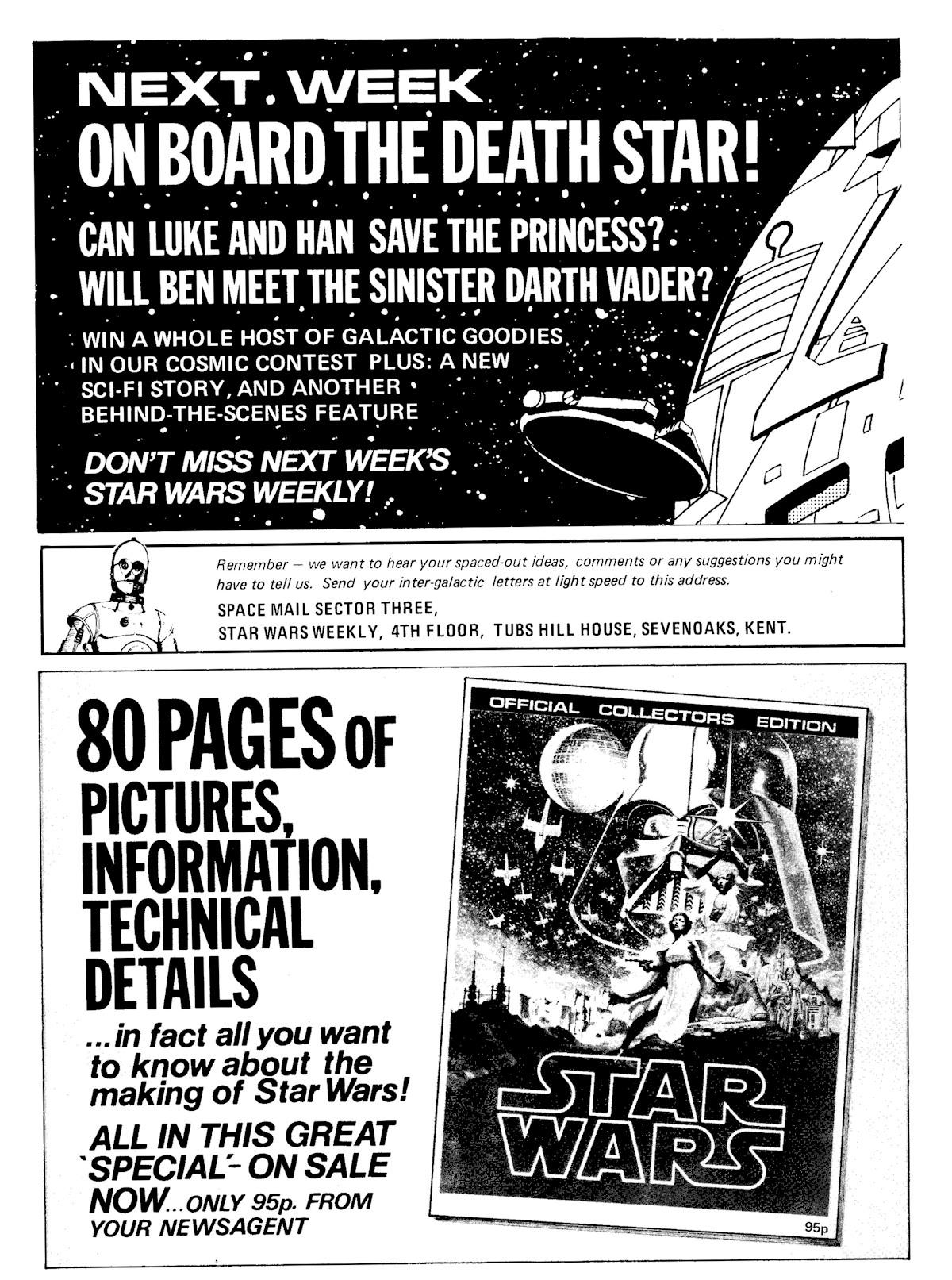 Read online Star Wars Weekly comic -  Issue #5 - 26