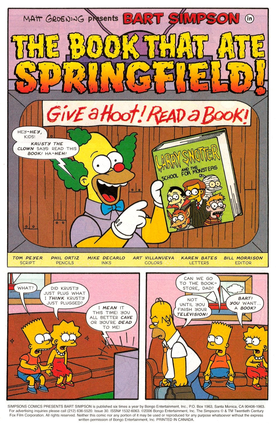 Read online Bart Simpson comic -  Issue #30 - 2