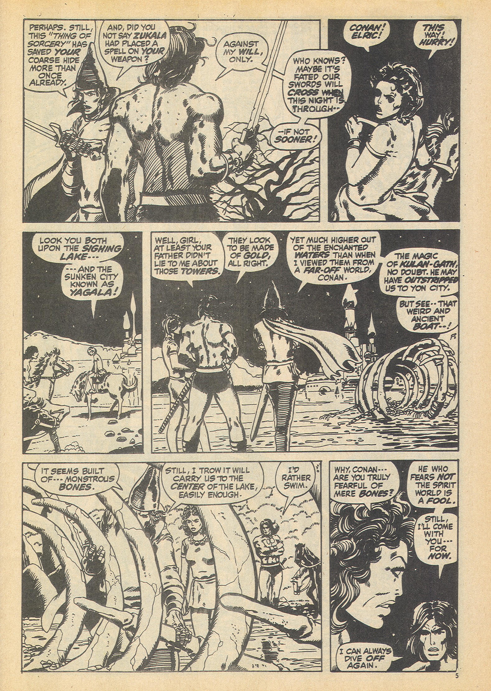 Read online The Savage Sword of Conan (1975) comic -  Issue #16 - 5