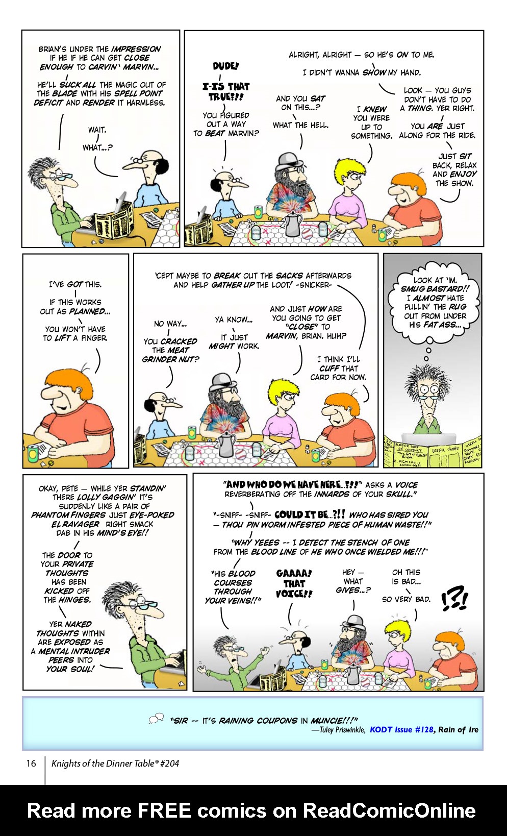Read online Knights of the Dinner Table comic -  Issue #204 - 18