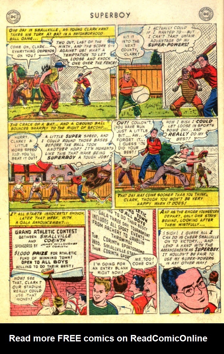 Read online Superboy (1949) comic -  Issue #29 - 4