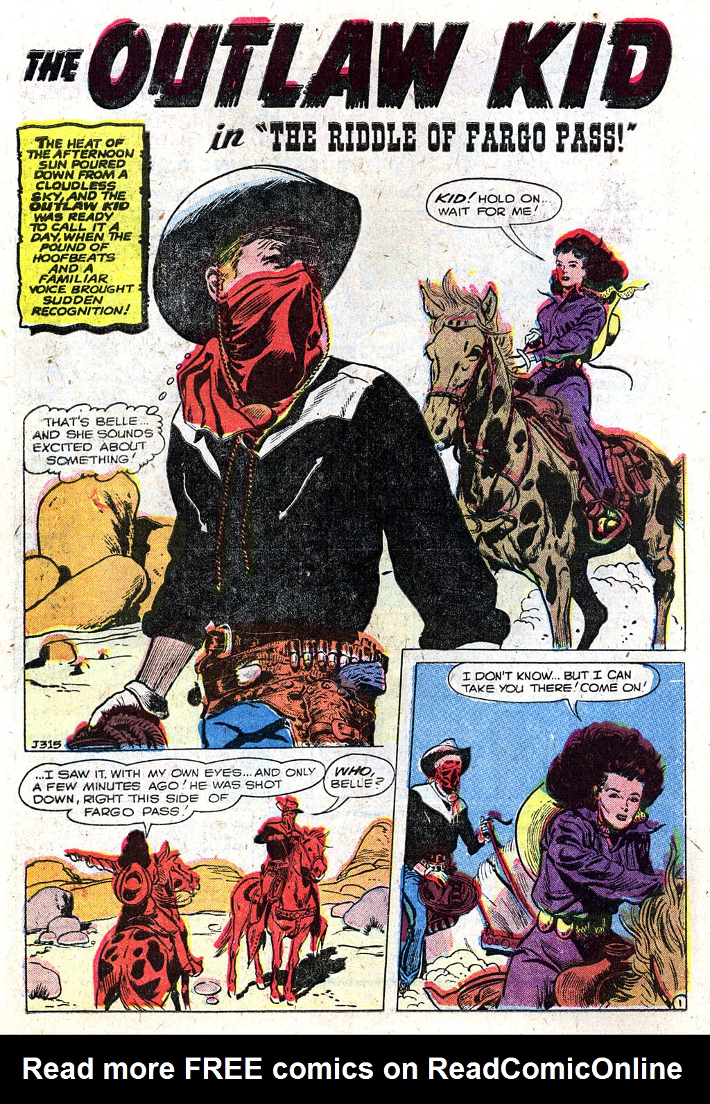 Read online The Outlaw Kid (1954) comic -  Issue #12 - 10