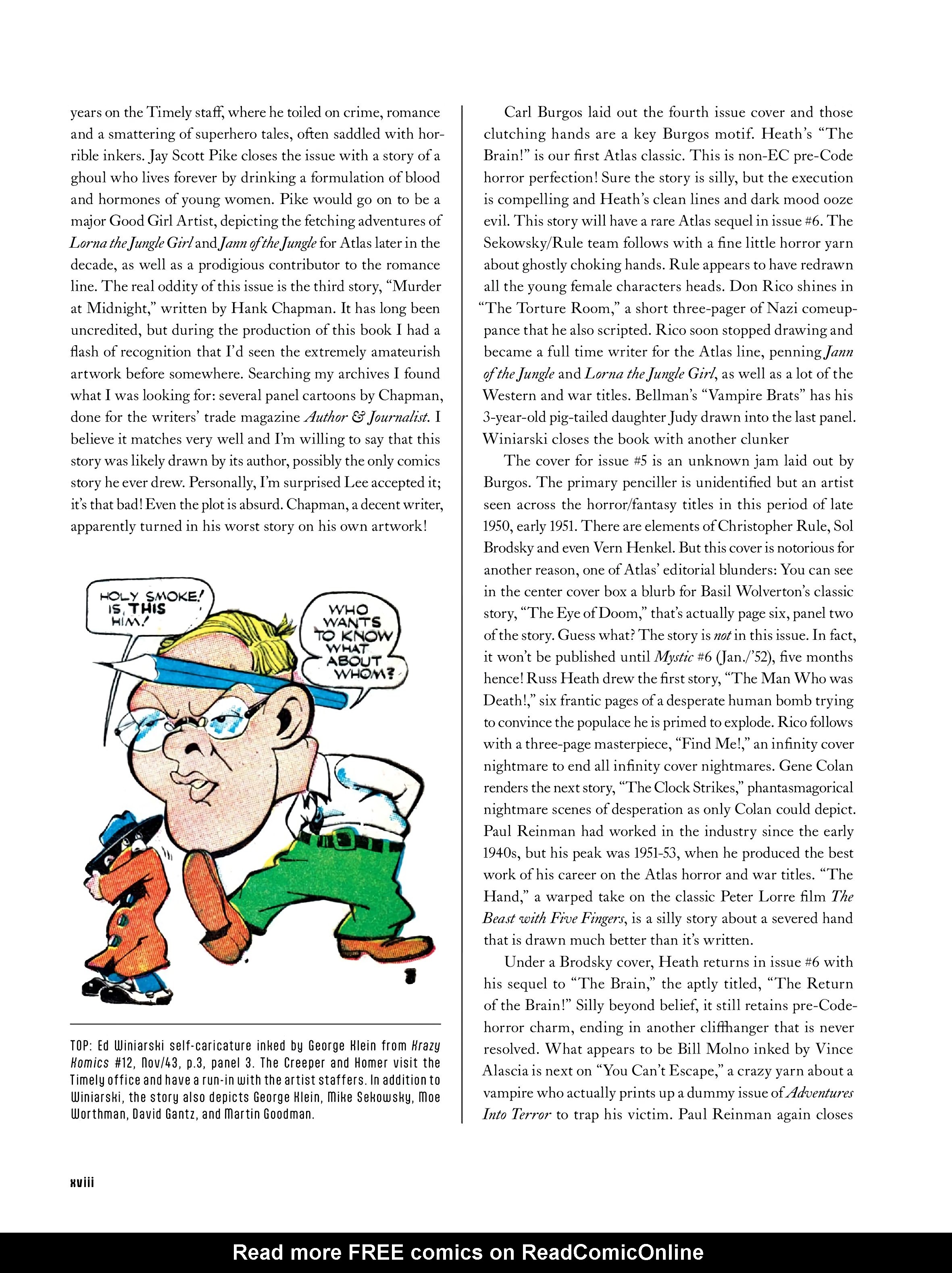 Read online Atlas Comics Library: Adventures Into Terror comic -  Issue # TPB (Part 1) - 19