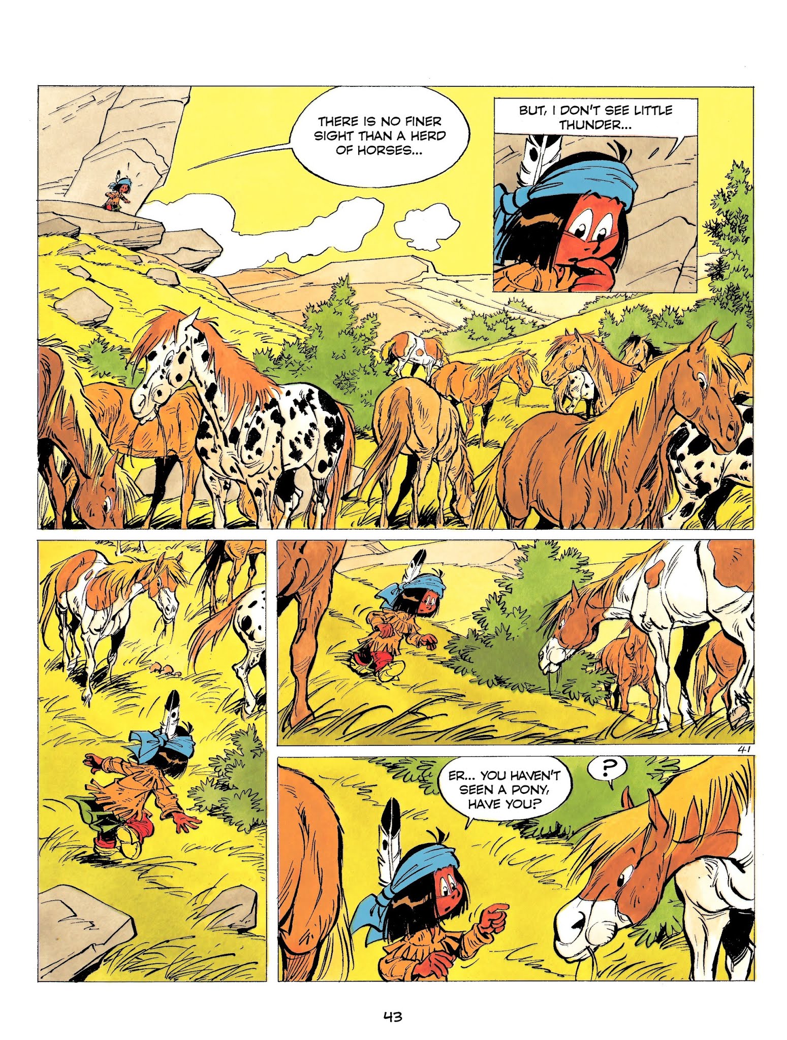 Read online Yakari comic -  Issue #15 - 44