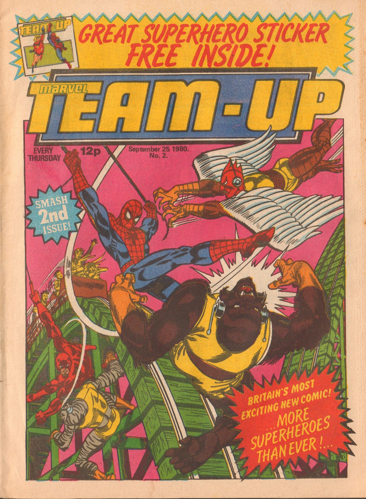 Read online Marvel Team-Up (1980) comic -  Issue #2 - 1