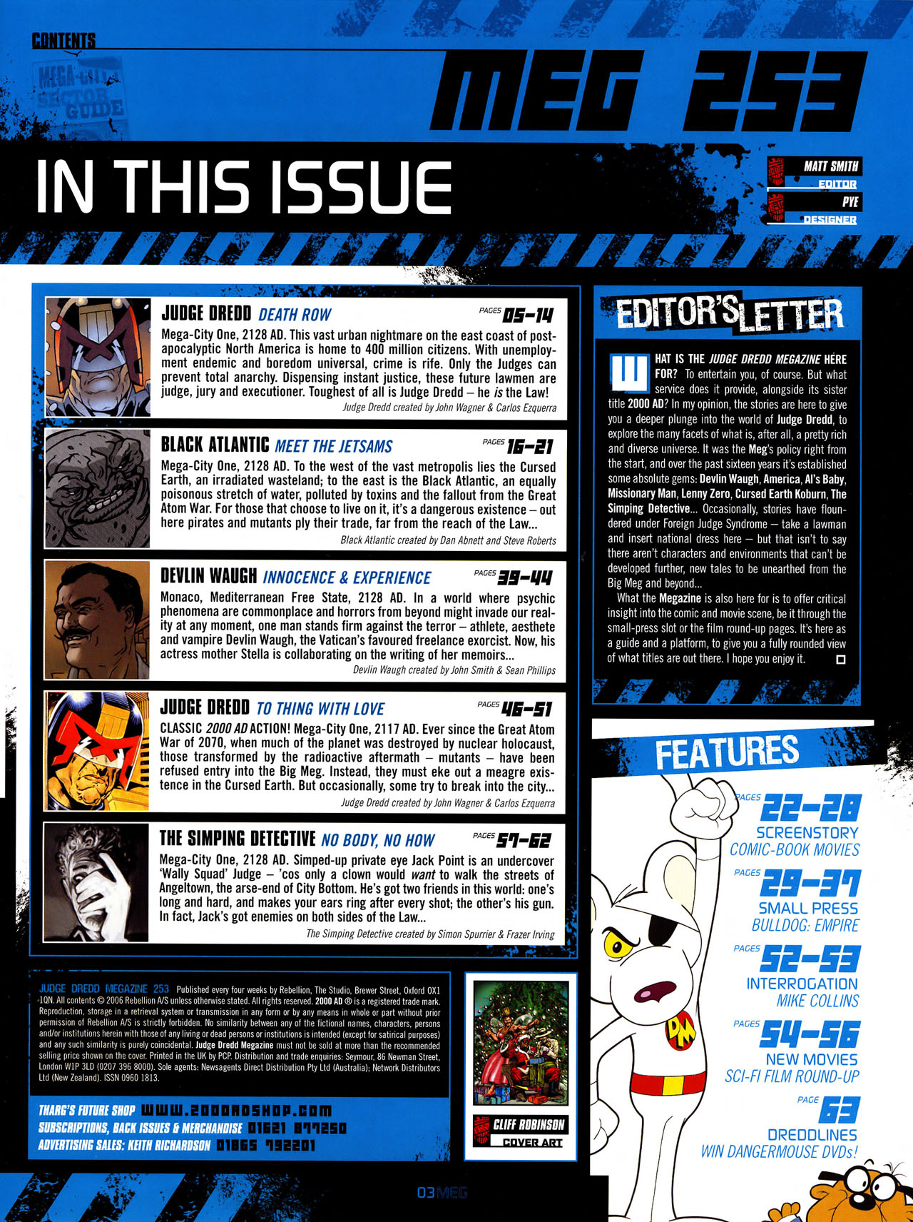 Read online Judge Dredd Megazine (Vol. 5) comic -  Issue #253 - 3