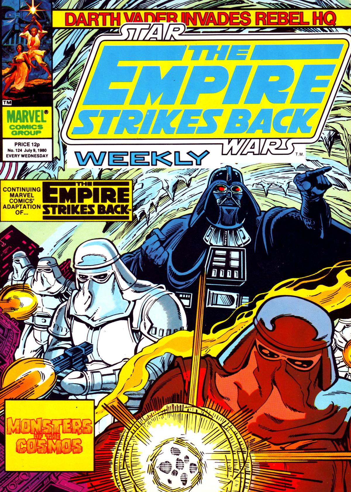Read online Star Wars Weekly: The Empire Strikes Back comic -  Issue #124 - 1
