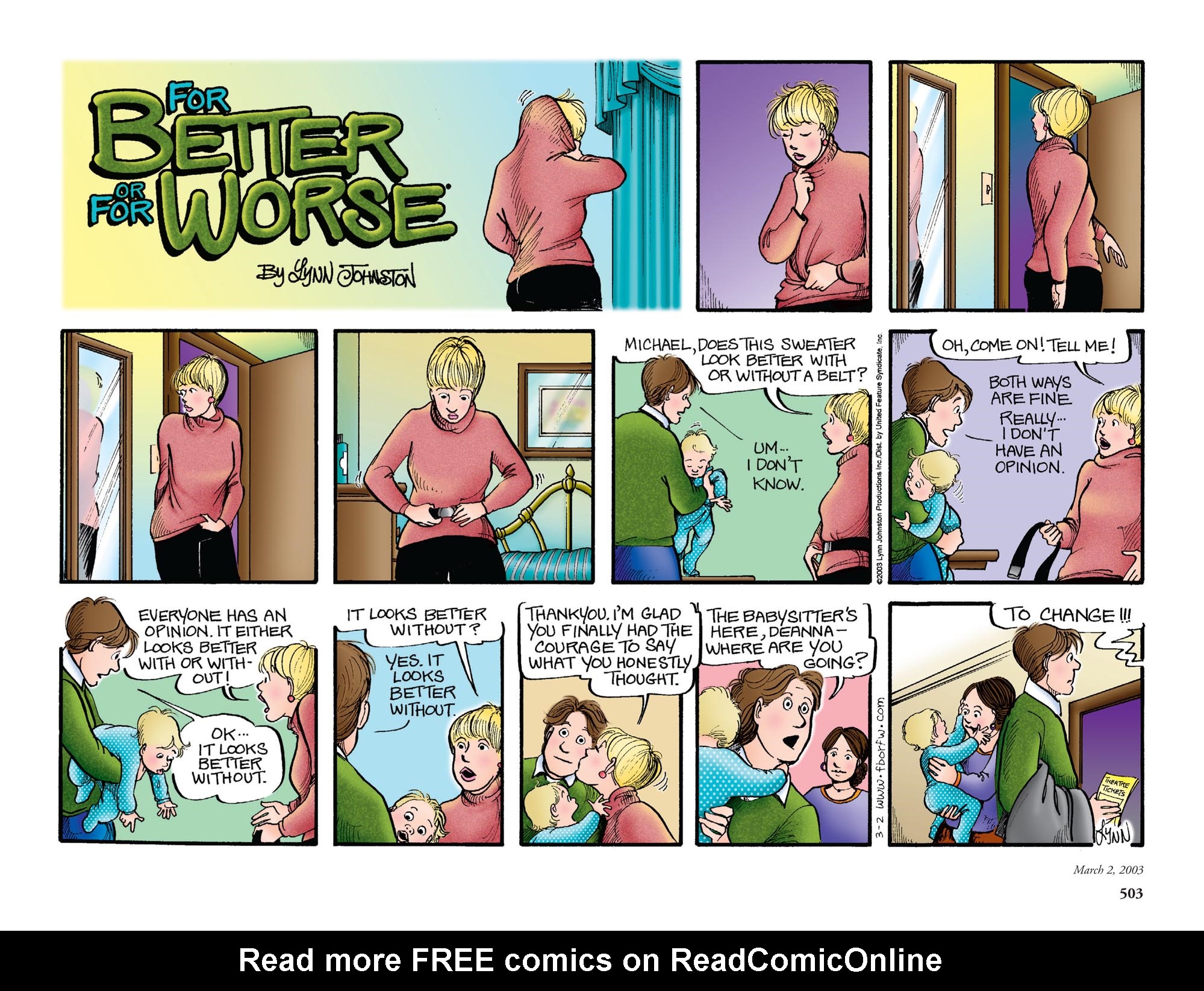 Read online For Better Or For Worse: The Complete Library comic -  Issue # TPB 7 (Part 6) - 5